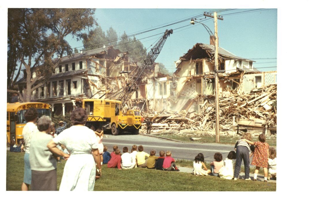 Westport Inn Demolition 1967