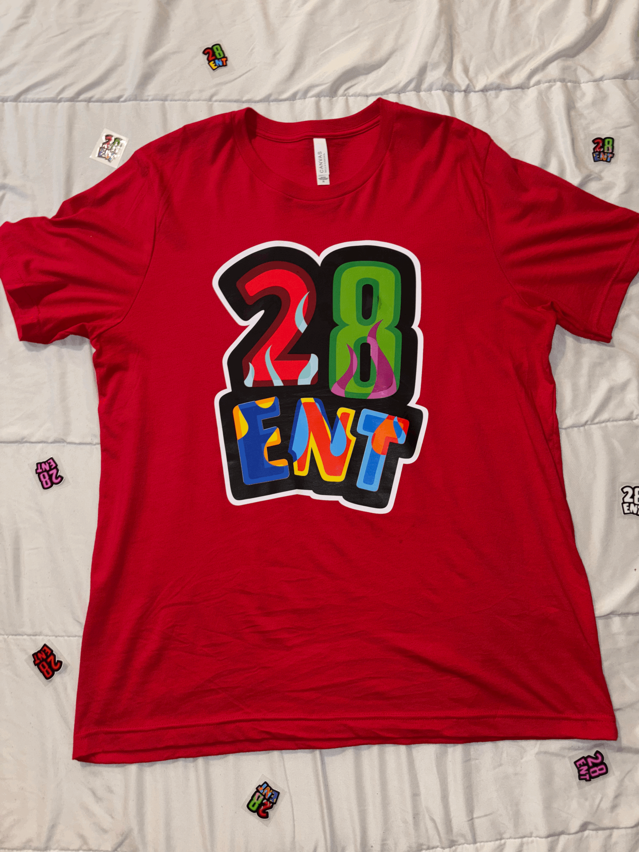 28ENT Signature T-Shirt (RED XL)