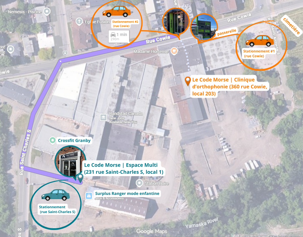 Le Code Morse points de service