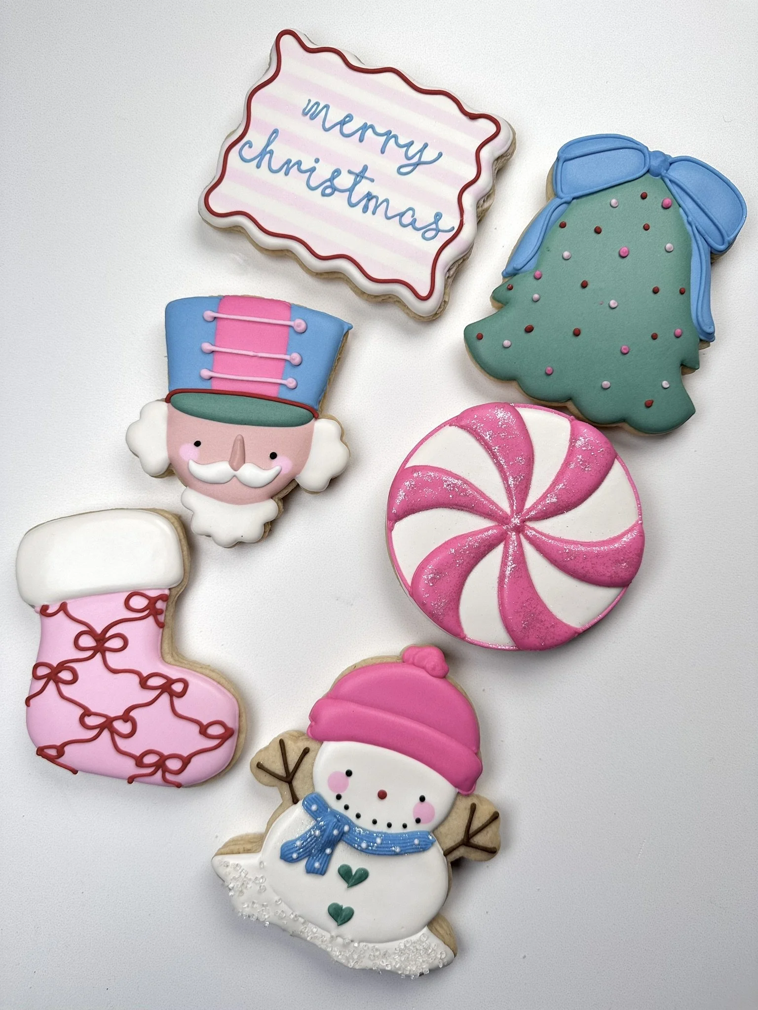 1/2 dozen Whimsical Christmas cookies