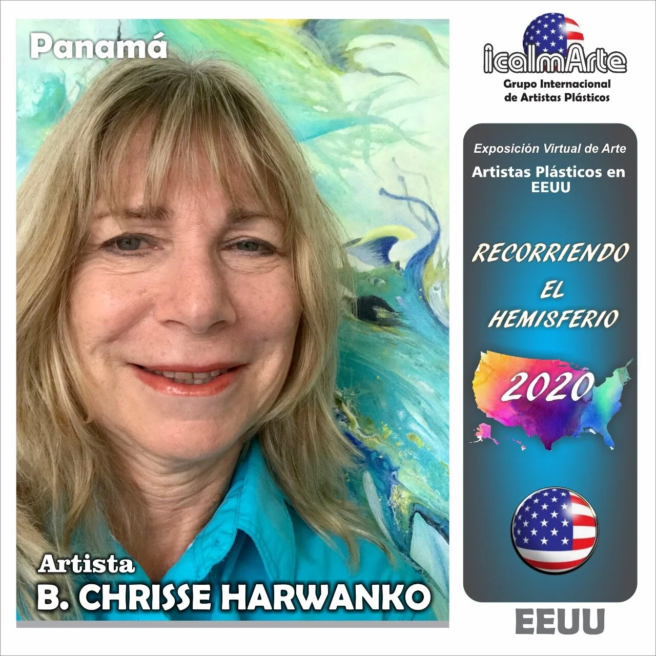 Recorriendo El Hemisferio EEUU Exposición Virtual de Arte 