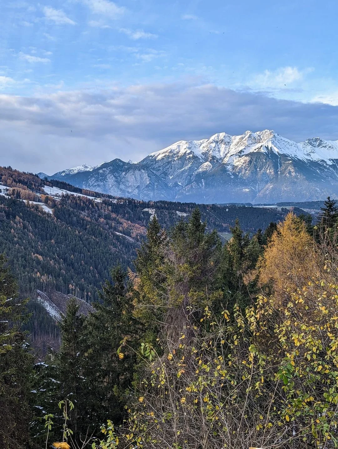 View from McDonalds in Austria's Brenner Pass
