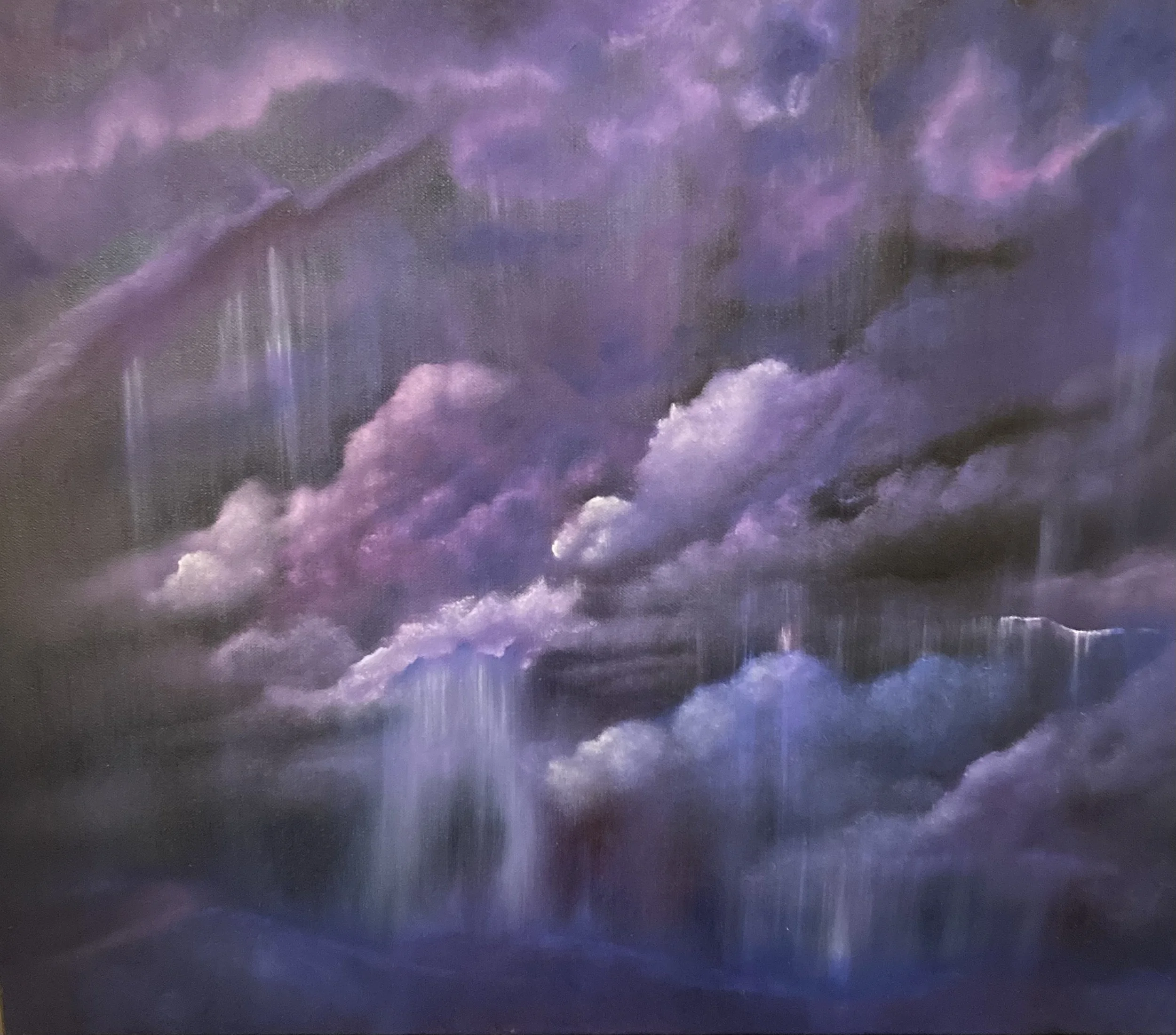Celestial Sky, Oil on canvas