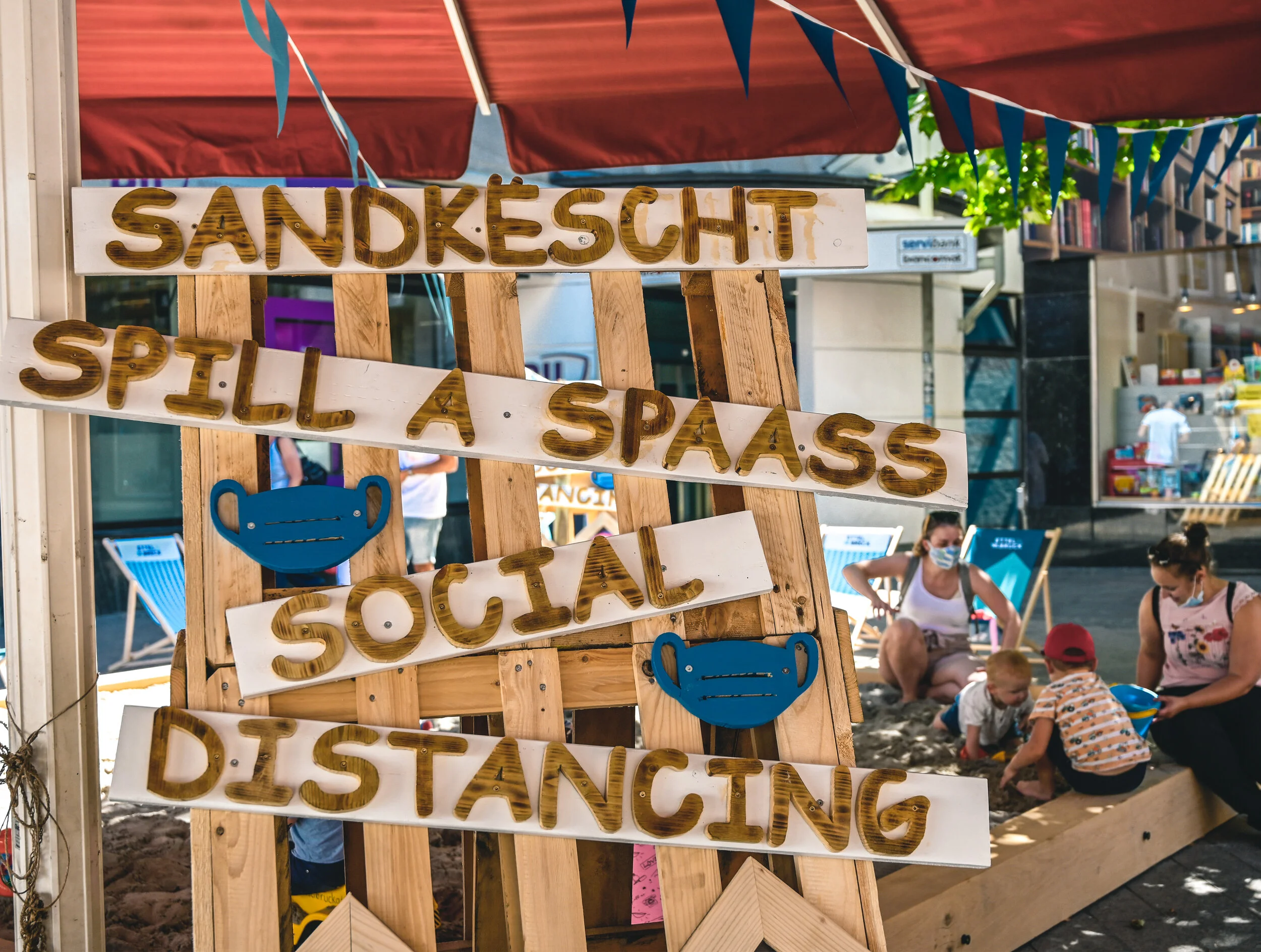 Spill a Spaass op der Place Guillaume