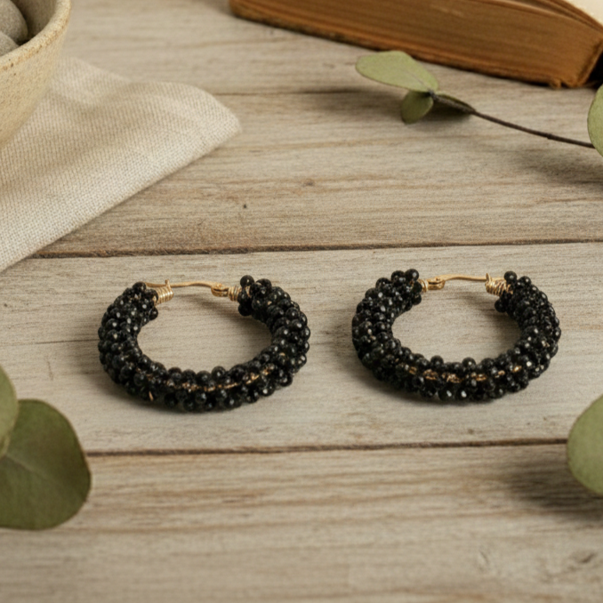 Rouge Hoop Earrings Medium