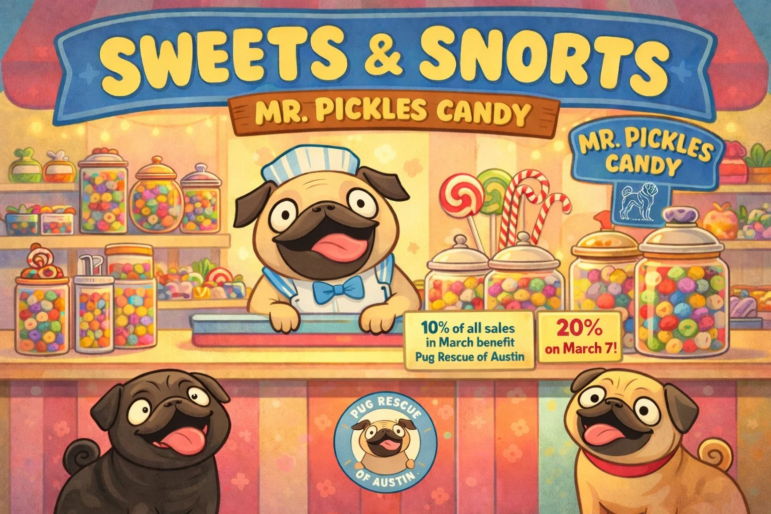 Collaboration with Mr. Pickles/Kerbey Lane Merchants