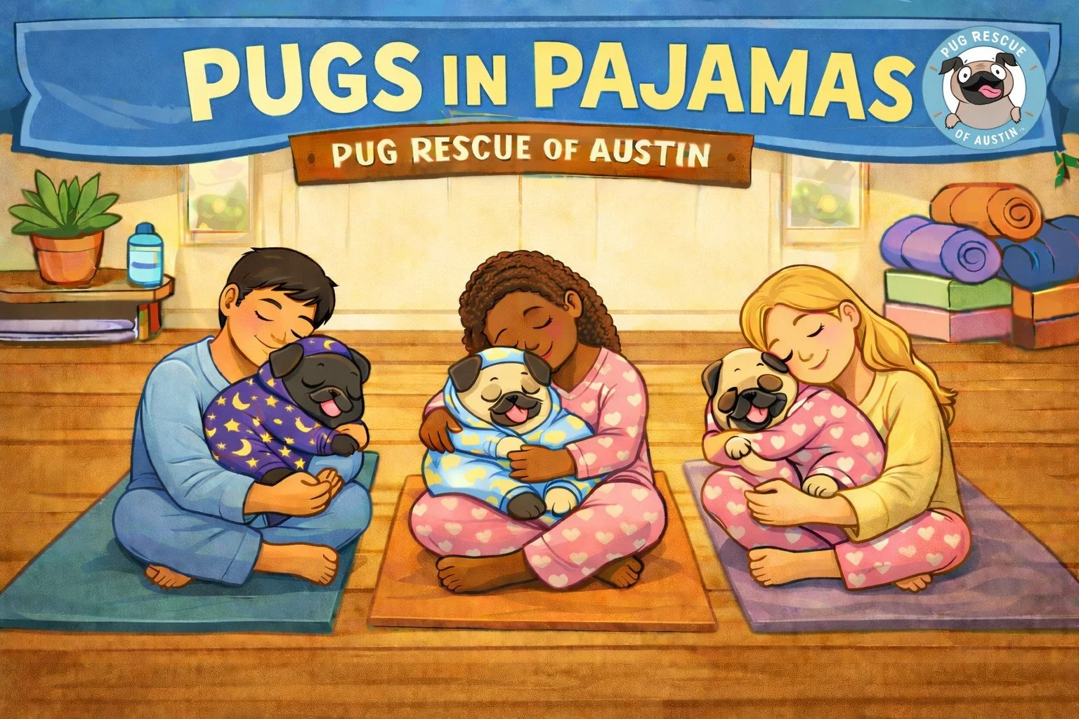 Pugs in Pajamas