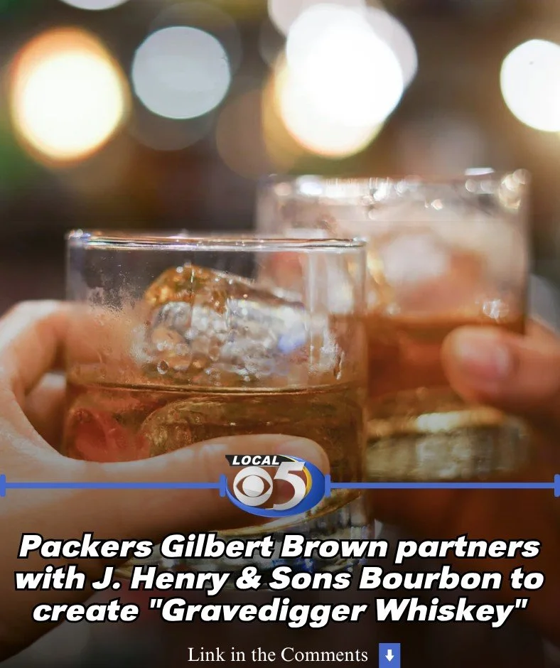 Packers Hall of Famer Gilbert Brown partners with J. Henry &amp; Sons Bourbon to create “Gravedigger Whiskey”