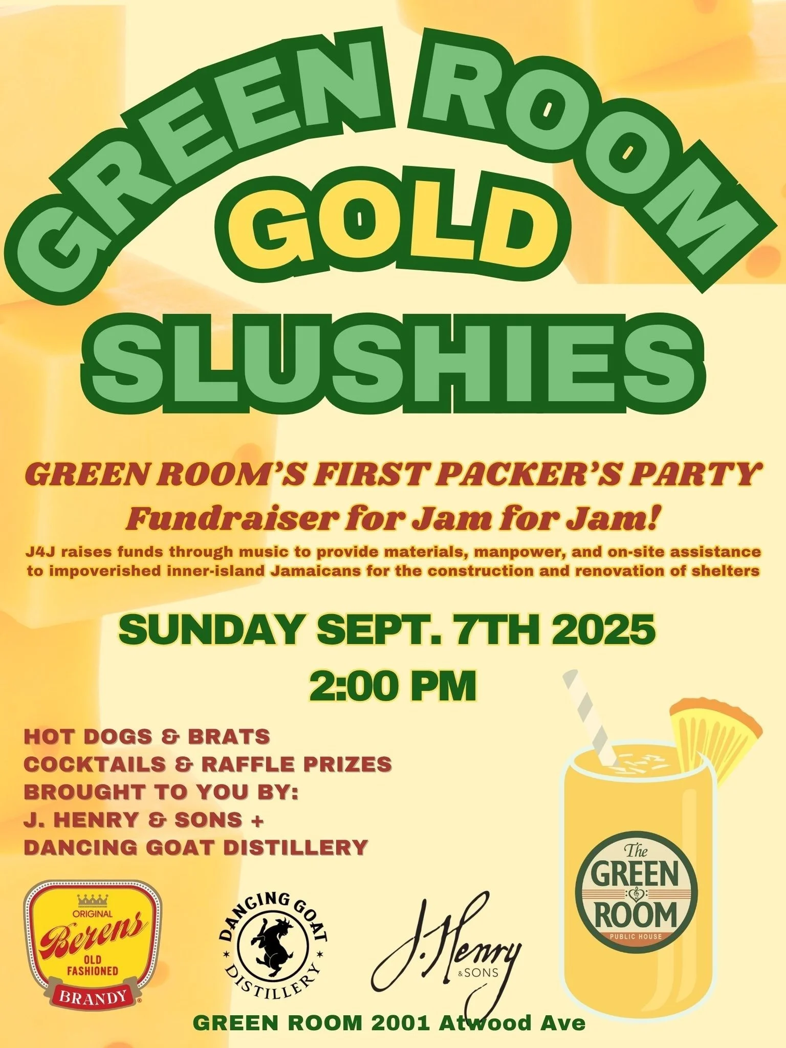 Green & Gold Slushies