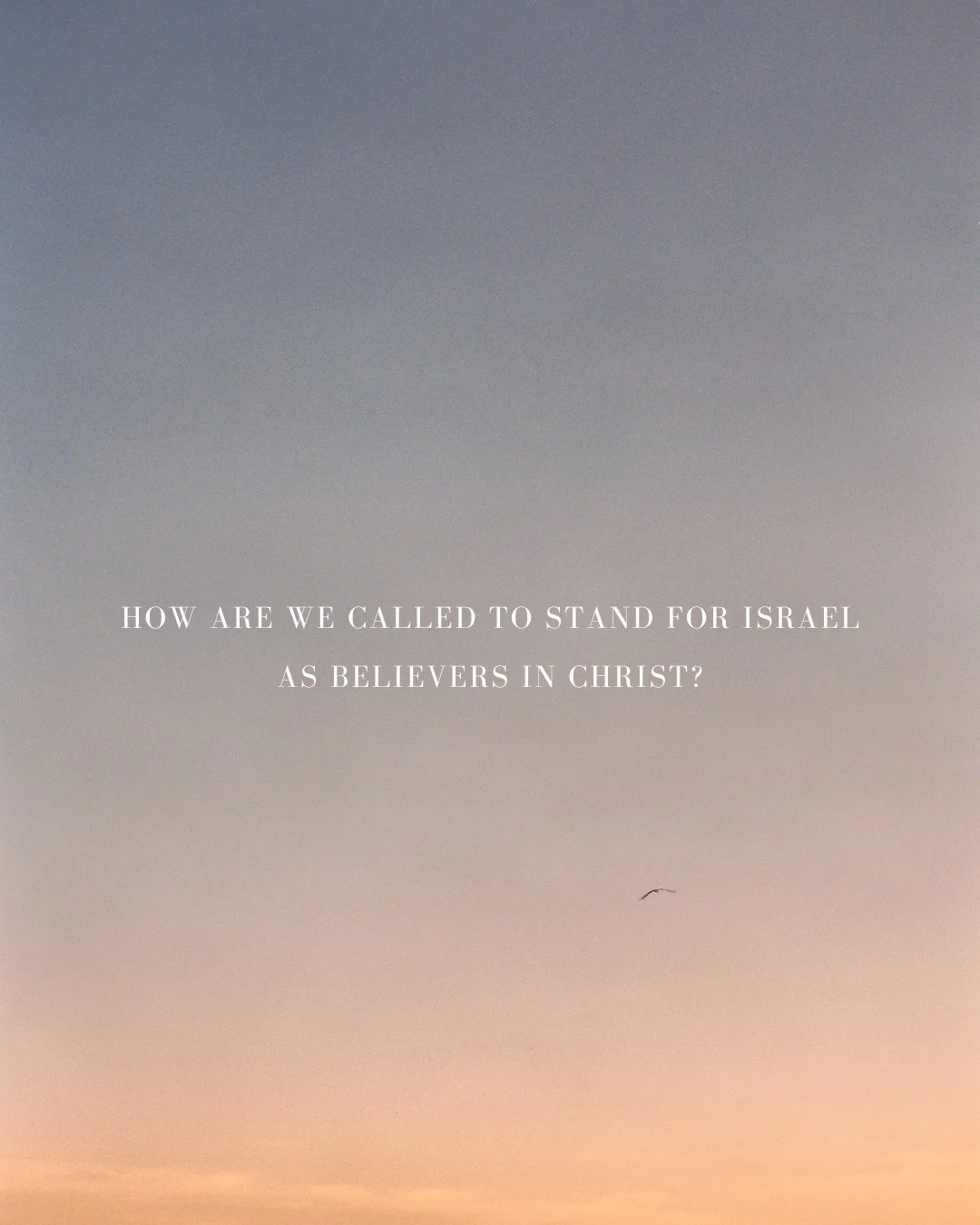 We had a question come up about one of the passages referenced on Lesson 2, Day 6 - Hebrews 8:7-13. We are wrestling with what is currently going on in Israel today, as are many people. It seems as though people are scared to ask questions about Isra