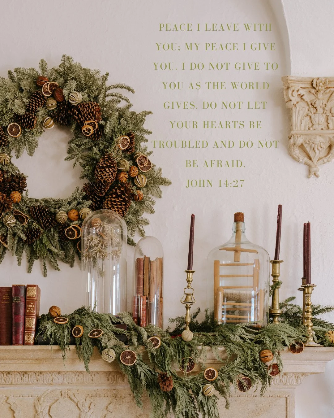 Christmas season is the busiest season! Remember to bring peace into your days by spending time with the Lord in scripture and in prayer.