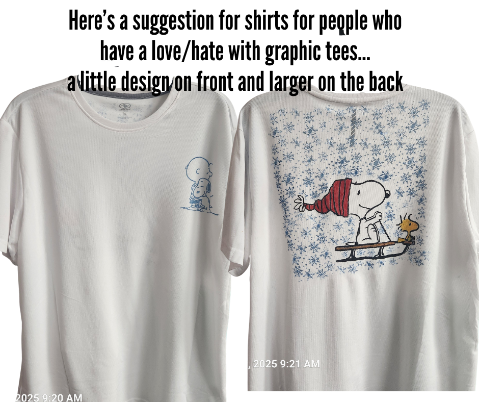 A graphic tee “how to” for those who don’t love them