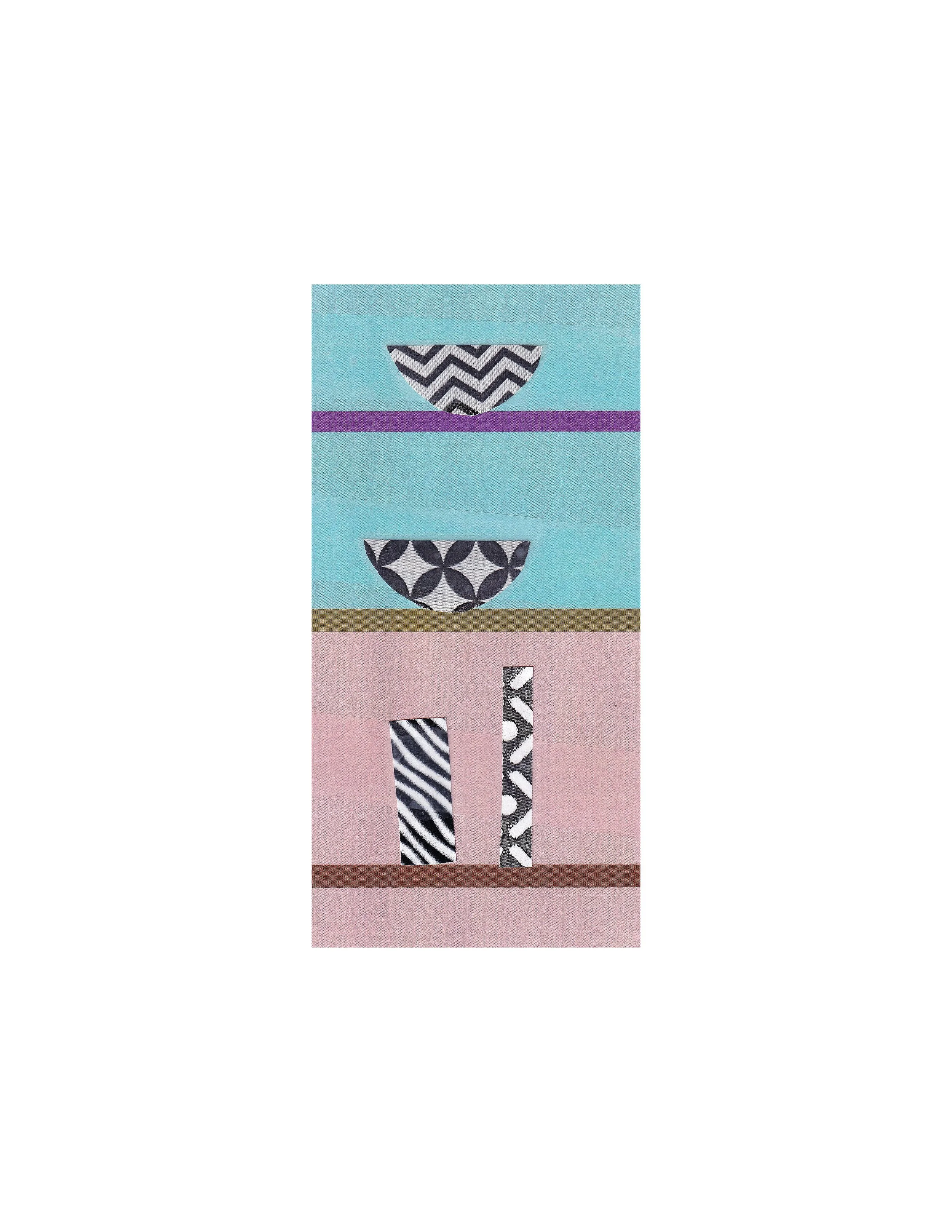 #1 sketch for 56" x 29" x 2"  oil on cotton canvas painting  (price for for finished painting)