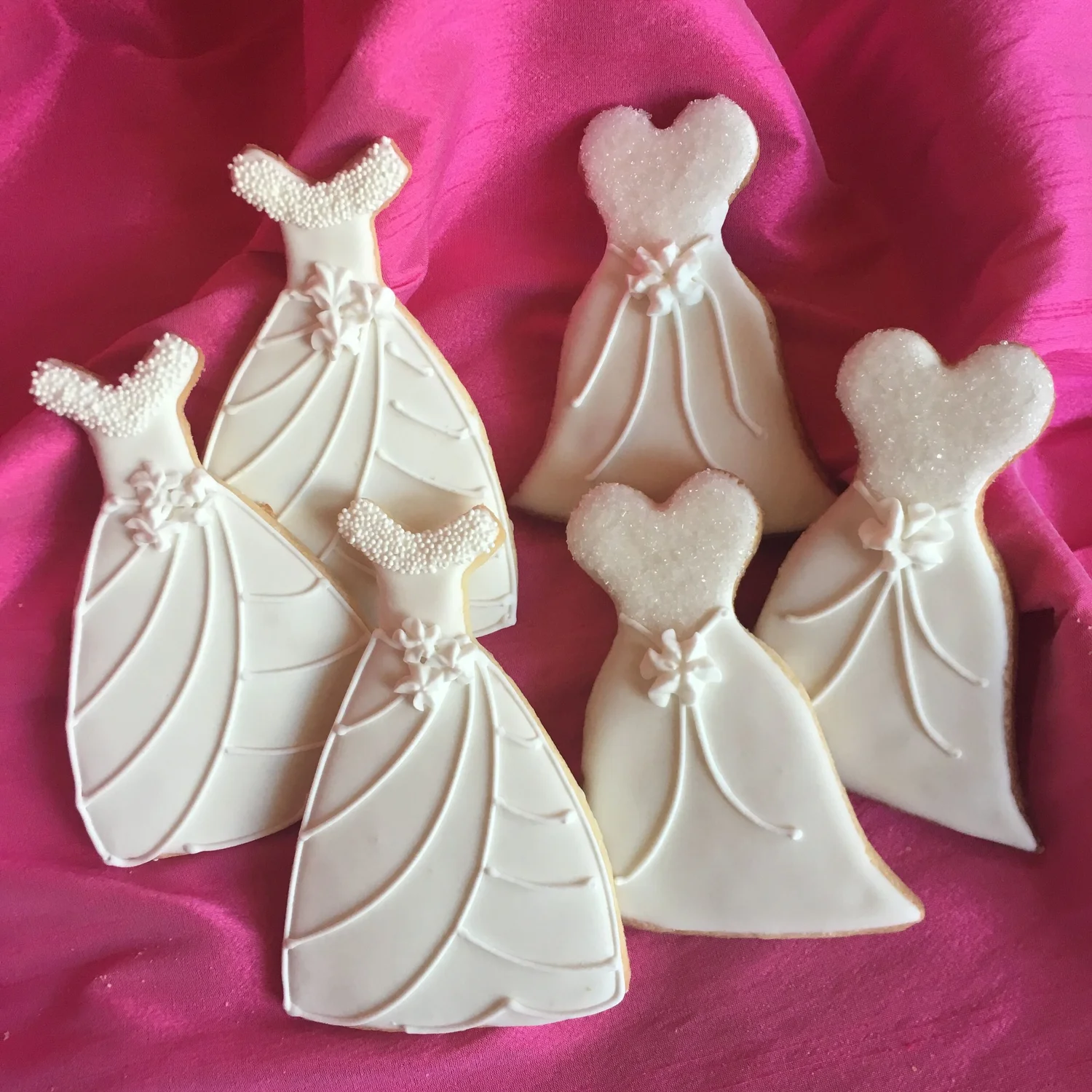 bridal shower wedding dress cookies Bridal Shower Cookie Decorating kit, Wedding Cookie Kit *INCLUDES 24 I –  Sugary Bites