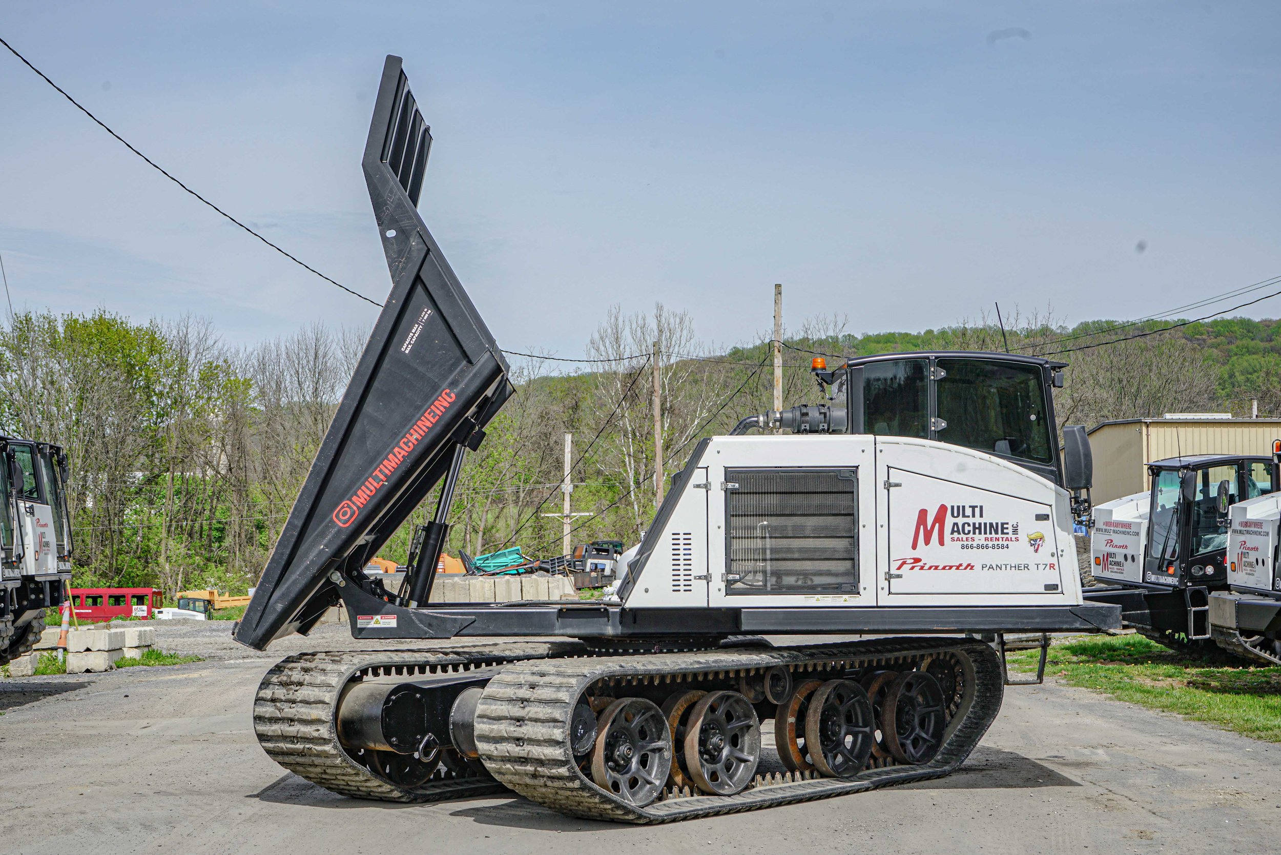 rotating crawler dumper