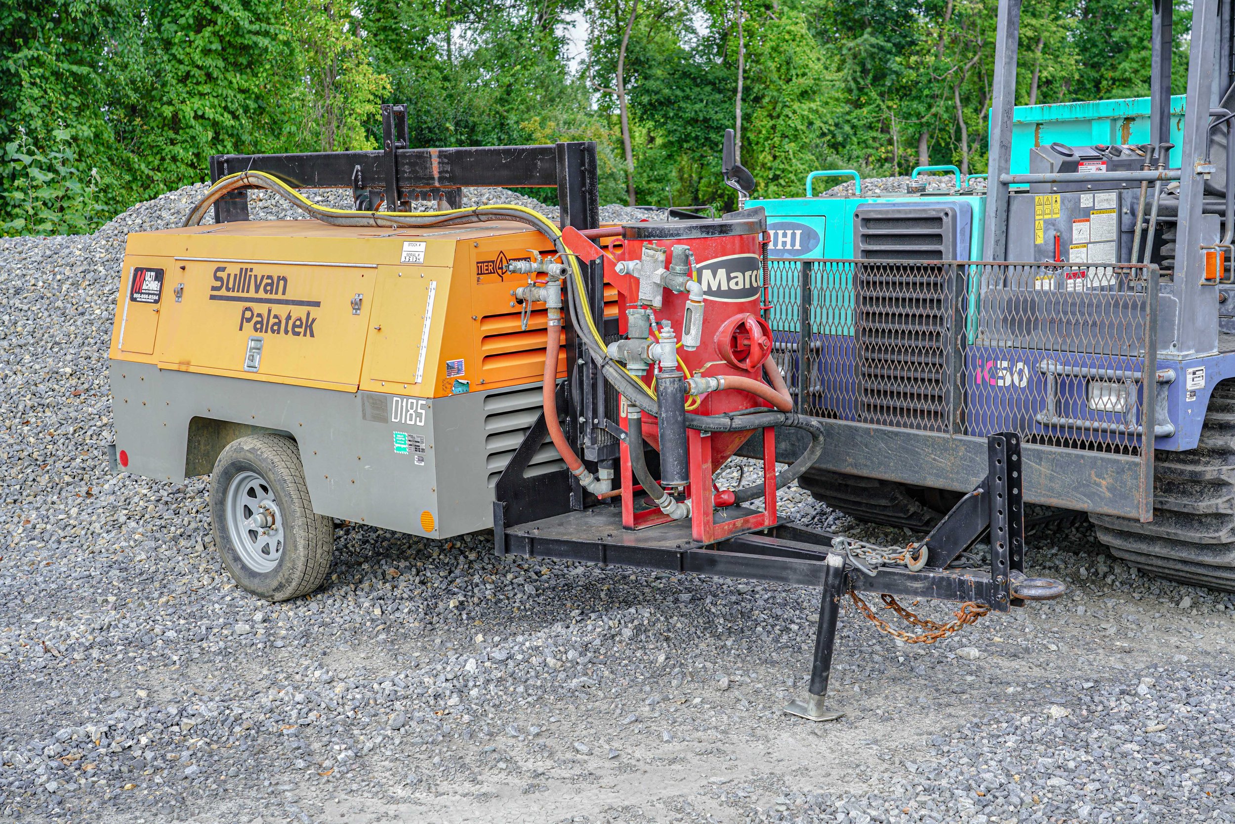 sand blasting rig