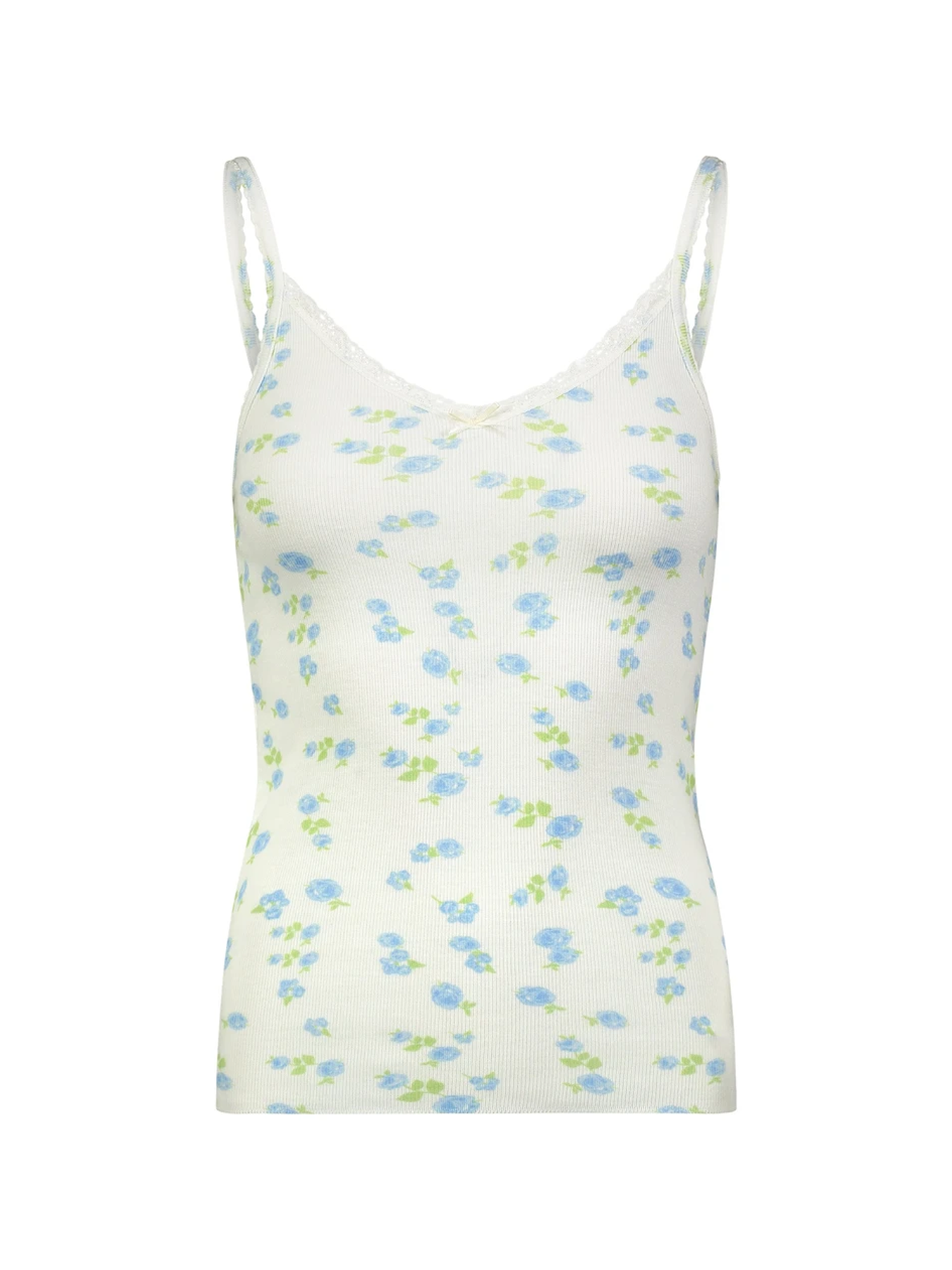 Polka Dot England | Blue Floral Camisole