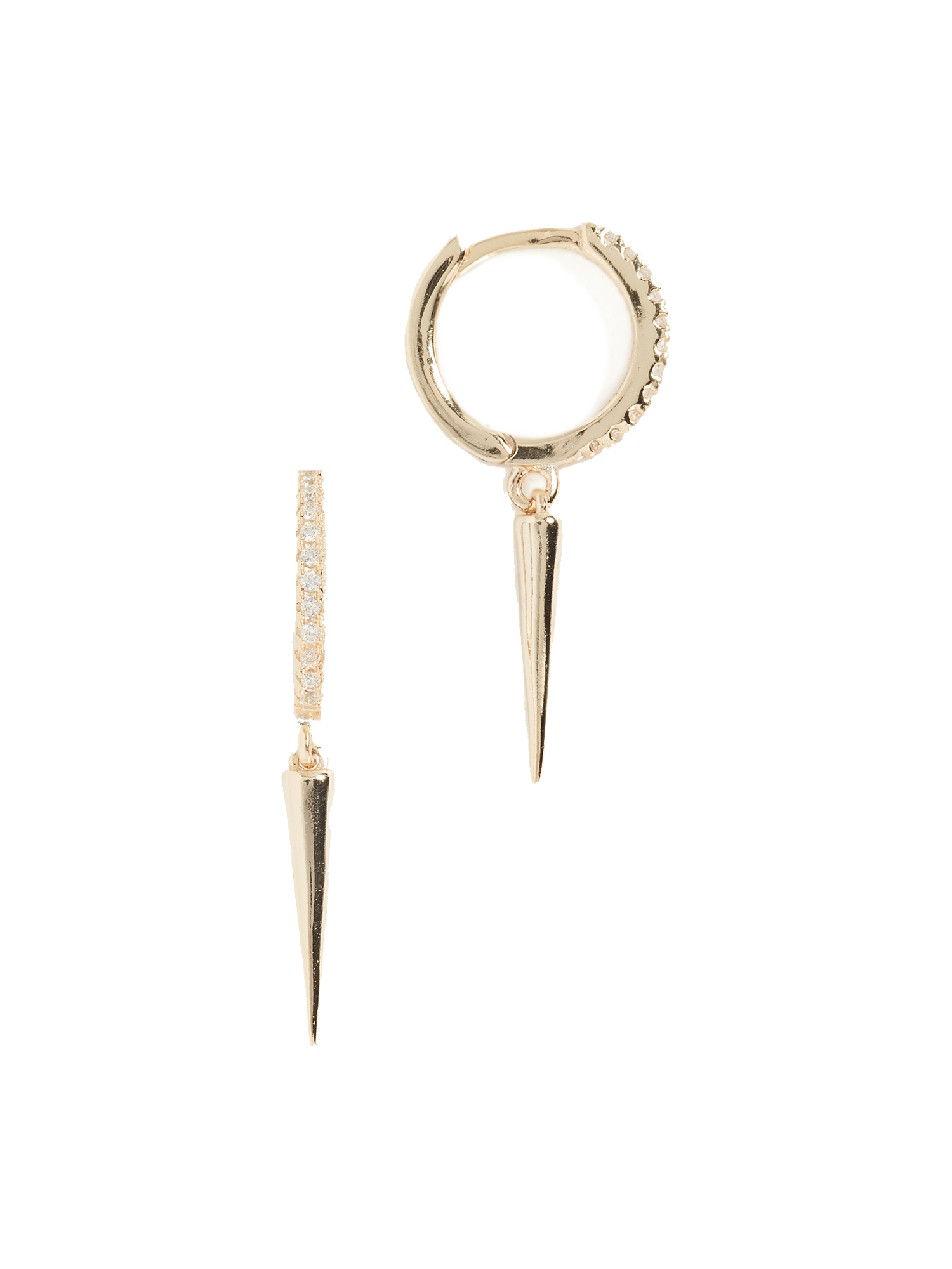 Shashi | Dagger Hoop Earrings