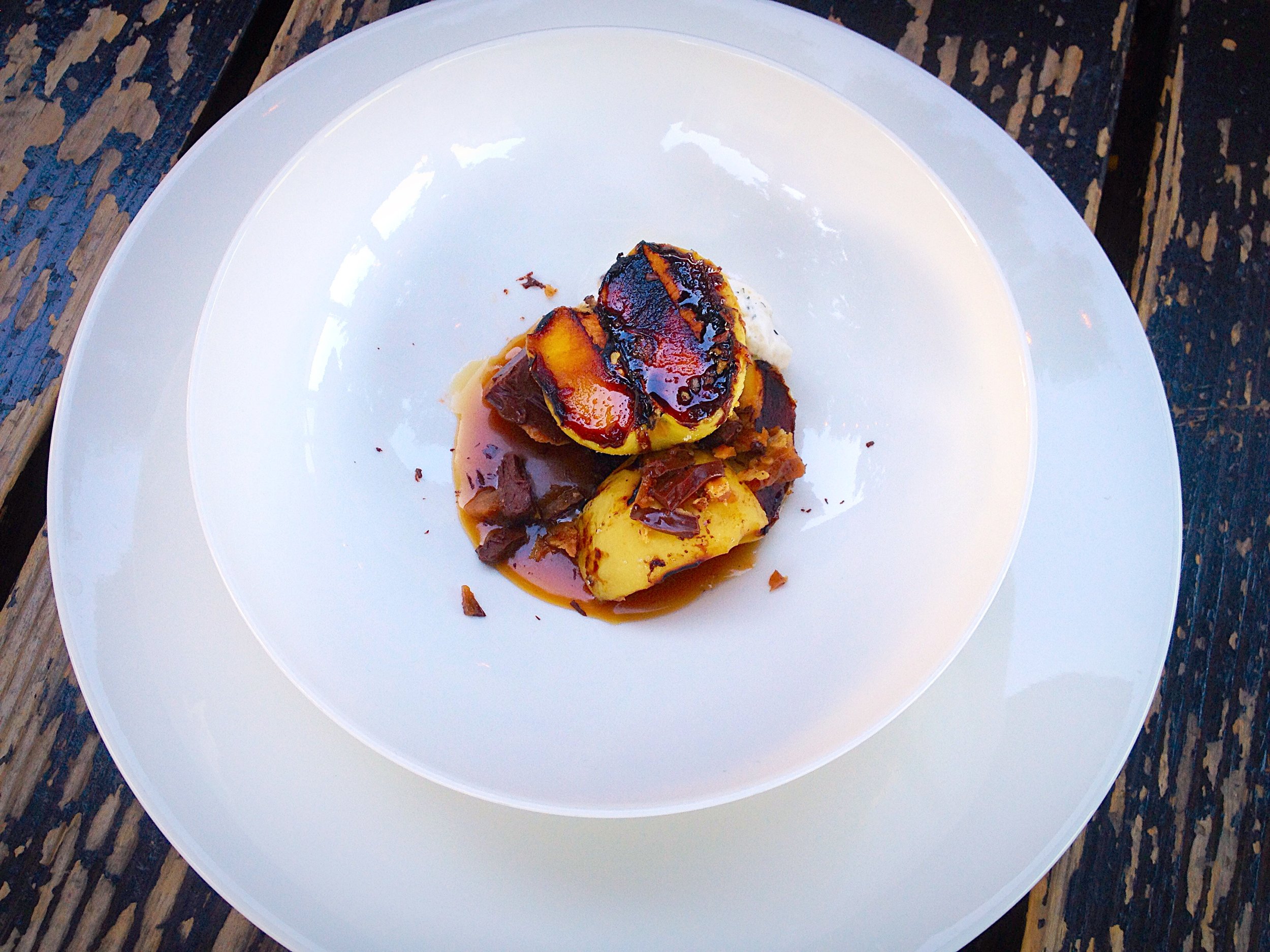 Smoked Grilled Appel in Caramel .JPG