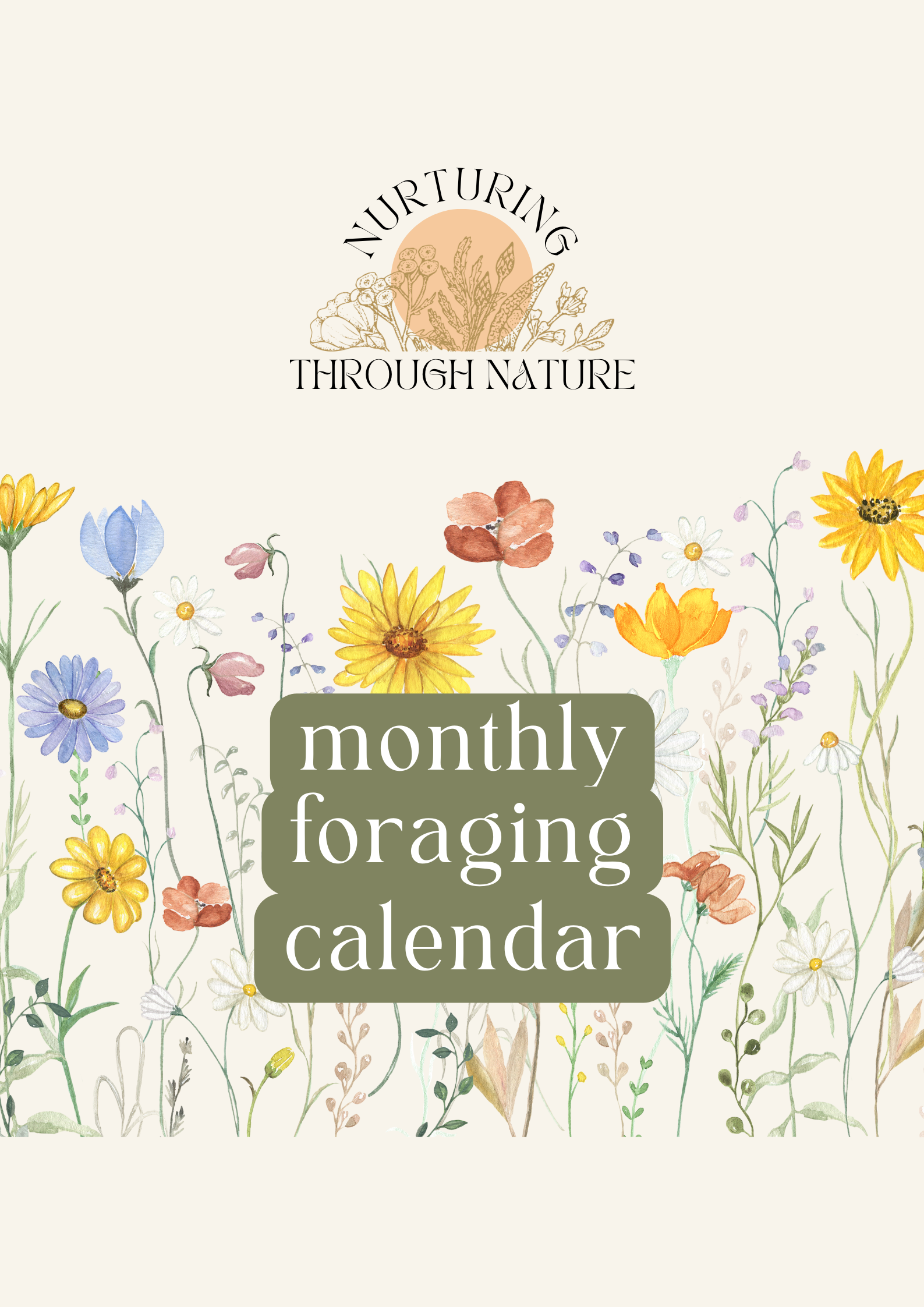 Monthly Foraging Calendar
