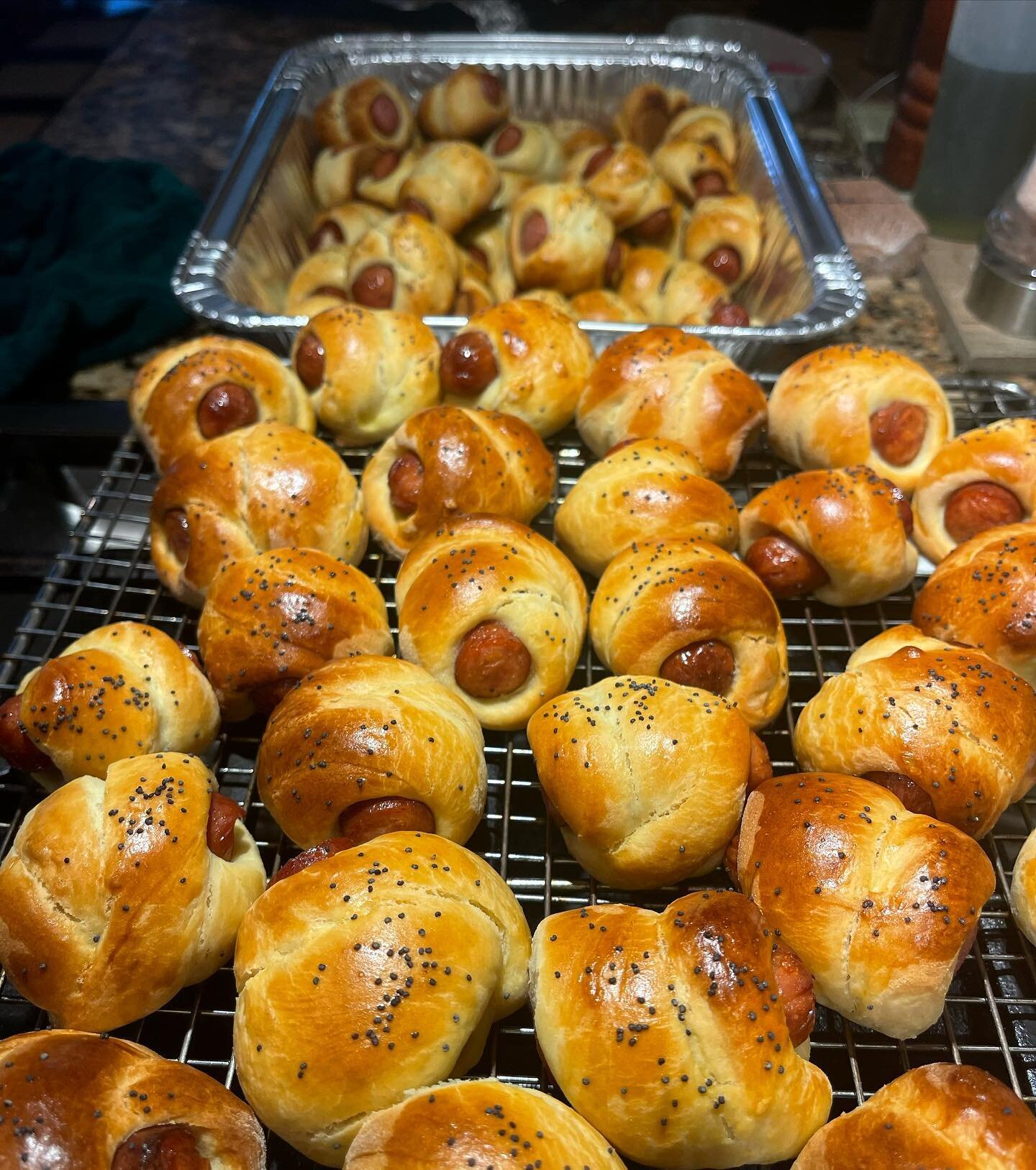 Sausage rolls don&rsquo;t get any tastier than this. Fresh home-made French #brioche bread, wrapped around a cheese filled sausage! And yes, very easy to make. You can watch the technique and get the detailed English recipe on #CafeBagheri YouTube ch