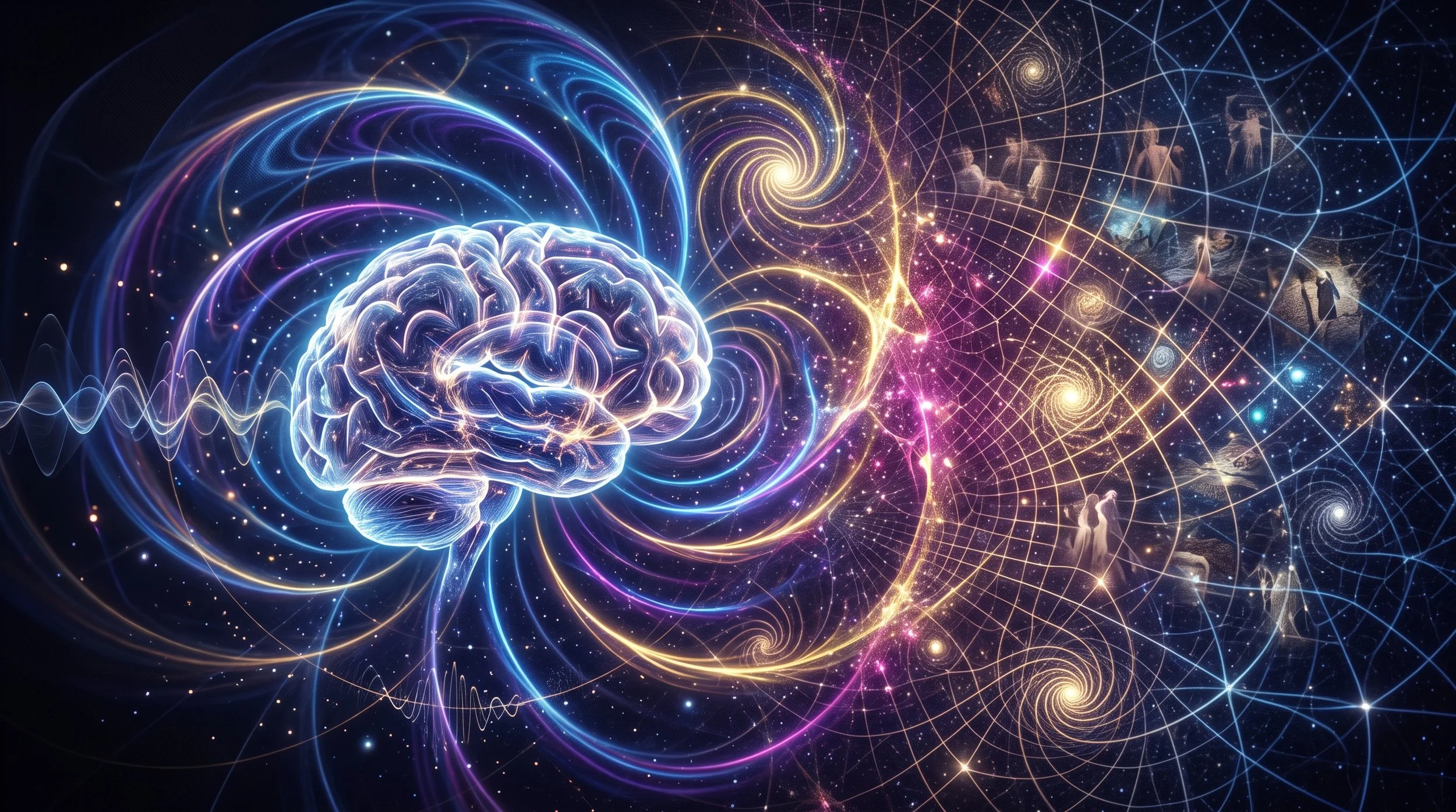 Spirals of Memory: Brain Waves, Microtubules, and the Geometry of Recall