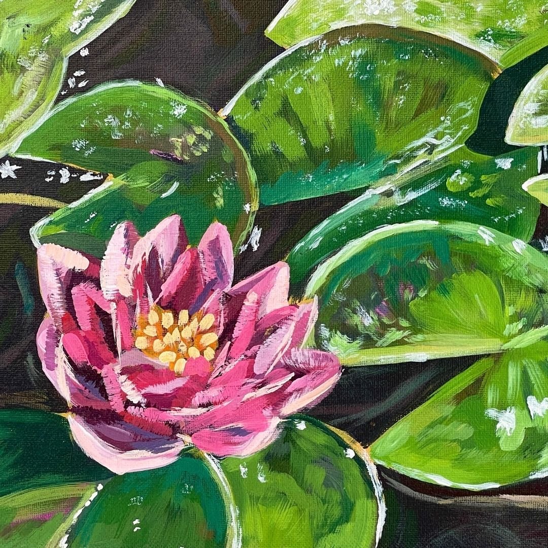 Plein Air Water Lily