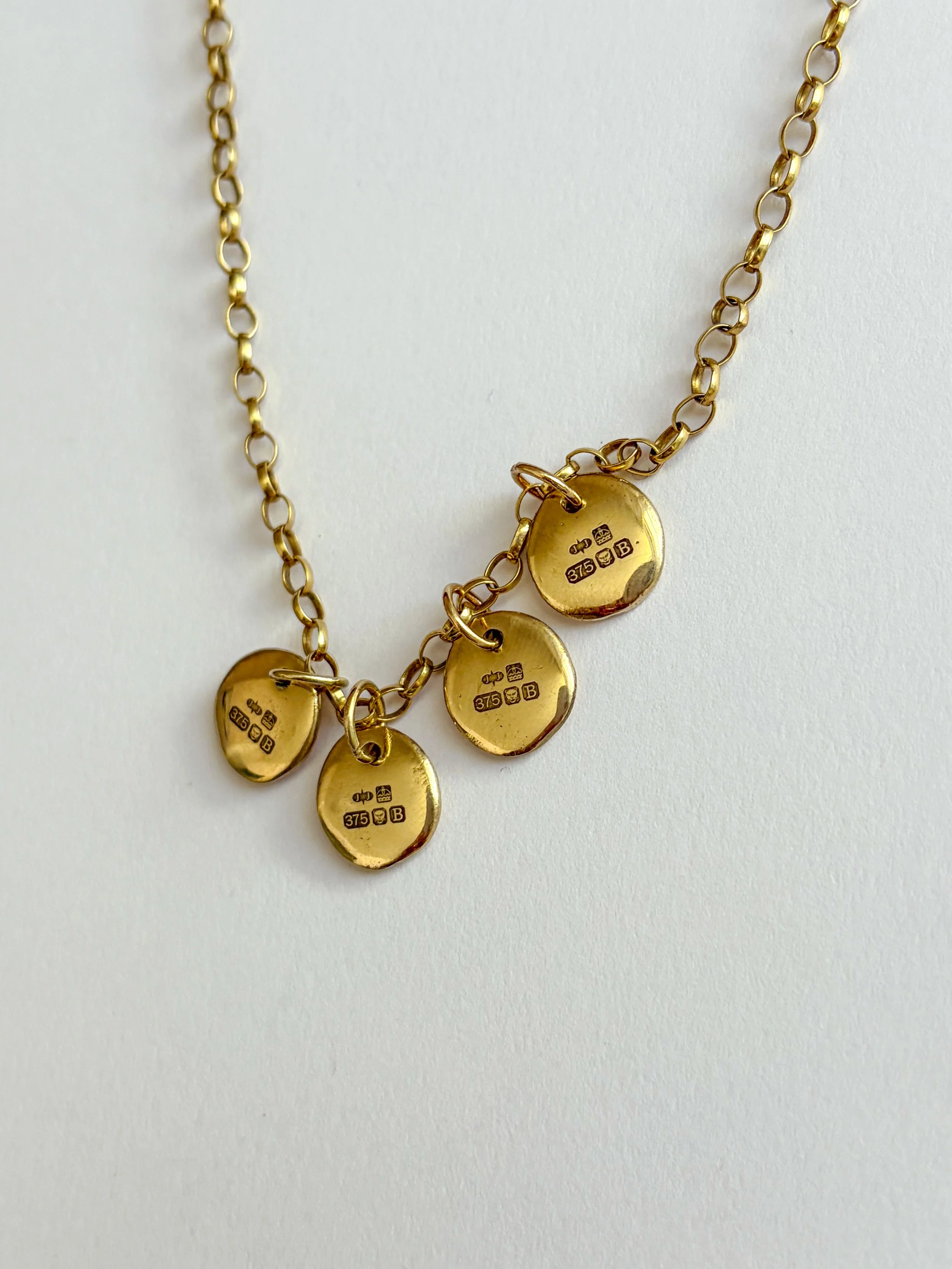 Handmade Beach Pebble Charm with Hallmark