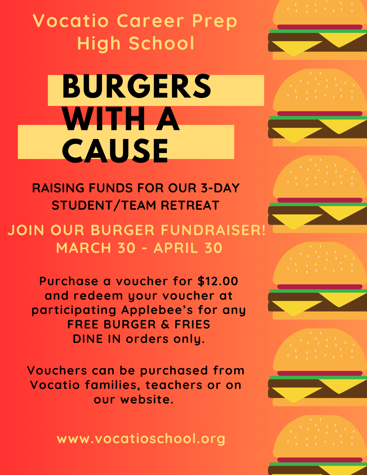 Burgers for a Cause Voucher