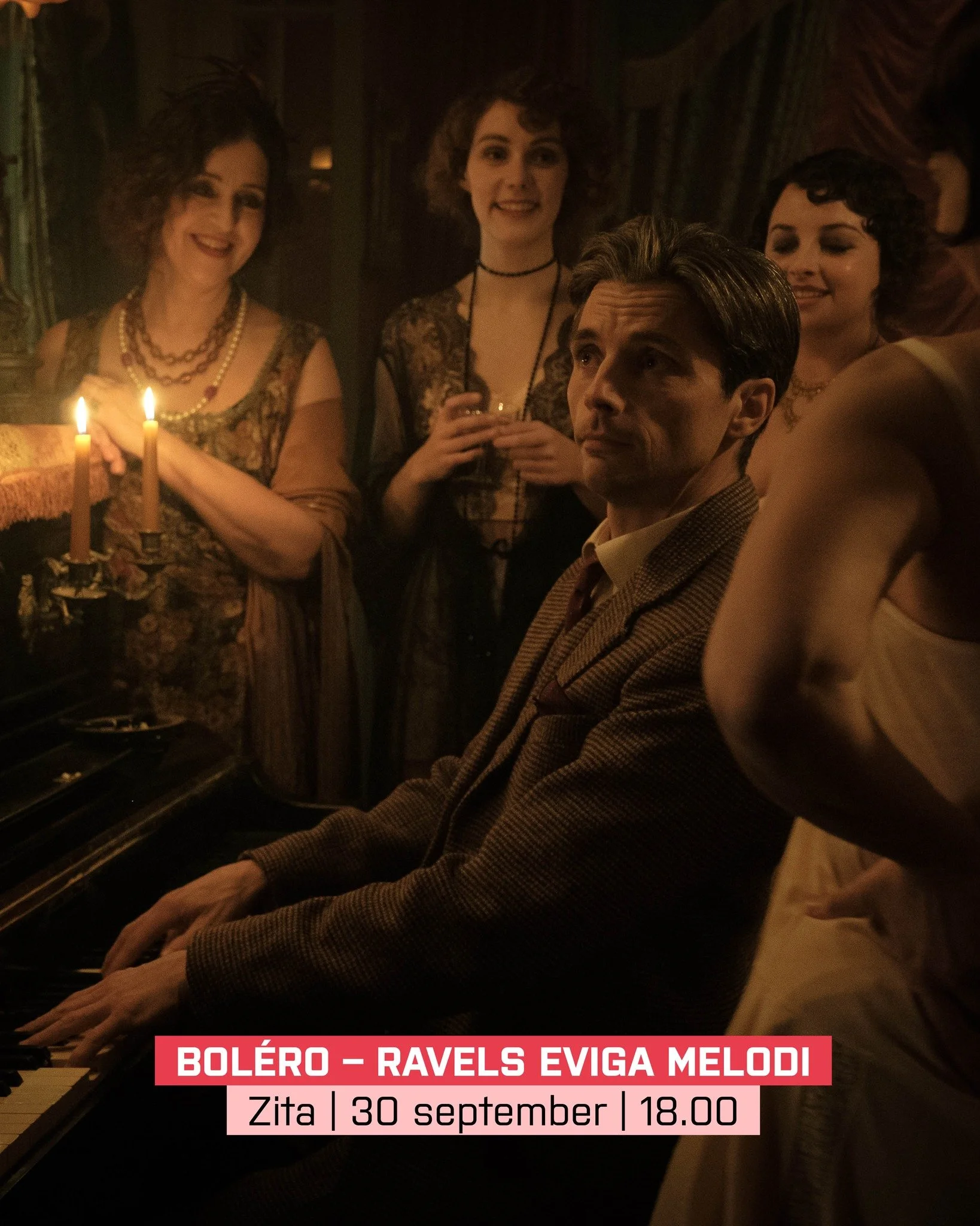 F&ouml;rhandsvisning! Regiss&ouml;ren Anne Fontaine skildrar komposit&ouml;ren Maurice Ravels liv med fokus p&aring; motg&aring;ngarna och f&ouml;rvecklingarna under arbetet med Bol&eacute;ro, den v&auml;rldsber&ouml;mda balettmusiken som Ravel skrev