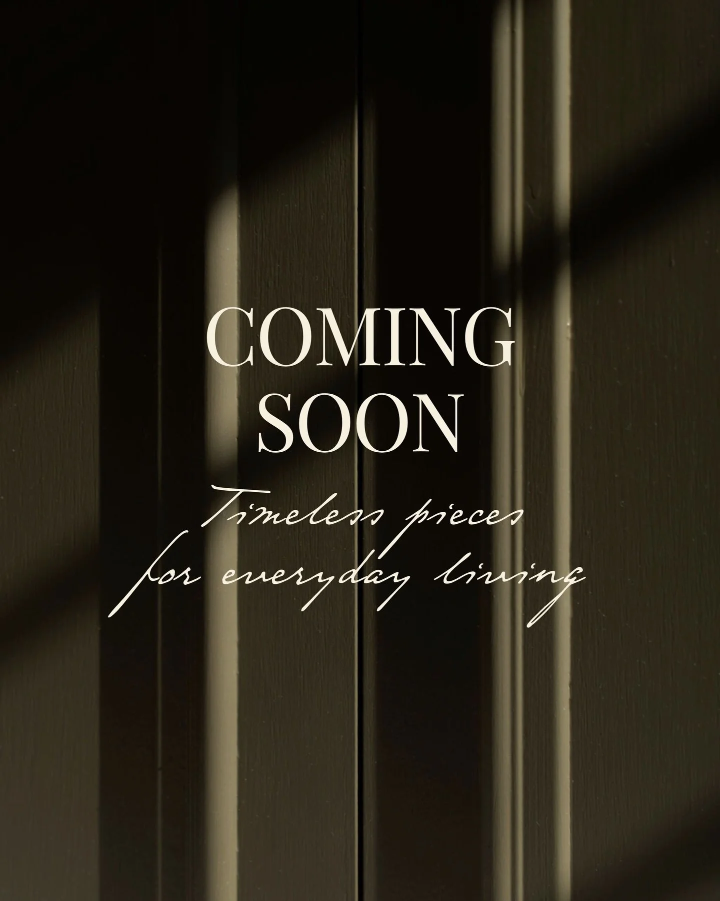 Coming soon. Timeless pieces for everyday living.

Soon, you will be able to bring the Southern Homes look into your own space.

With Ben and Sadie&rsquo;s eye for design, our new shop will expand our offering beyond design and build. A carefully cur