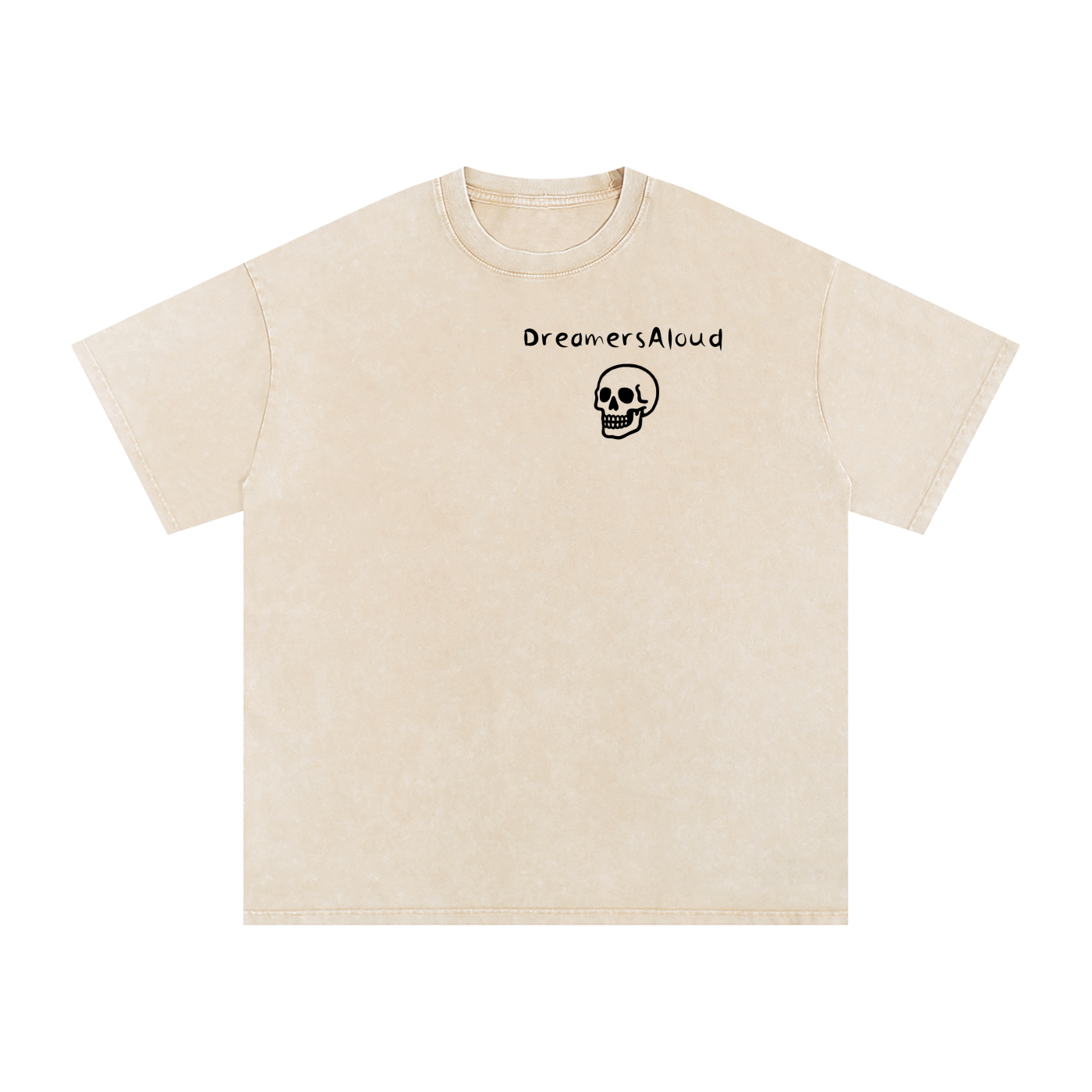 Tattoo Flash Snow Washed Oversized Cotton T-Shirt