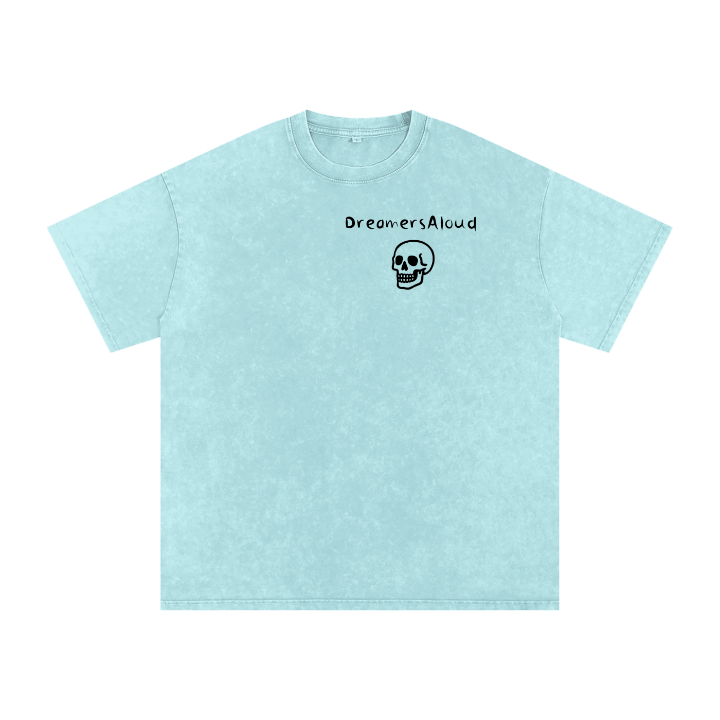 Tattoo Flash Snow Washed Oversized Cotton T-Shirt