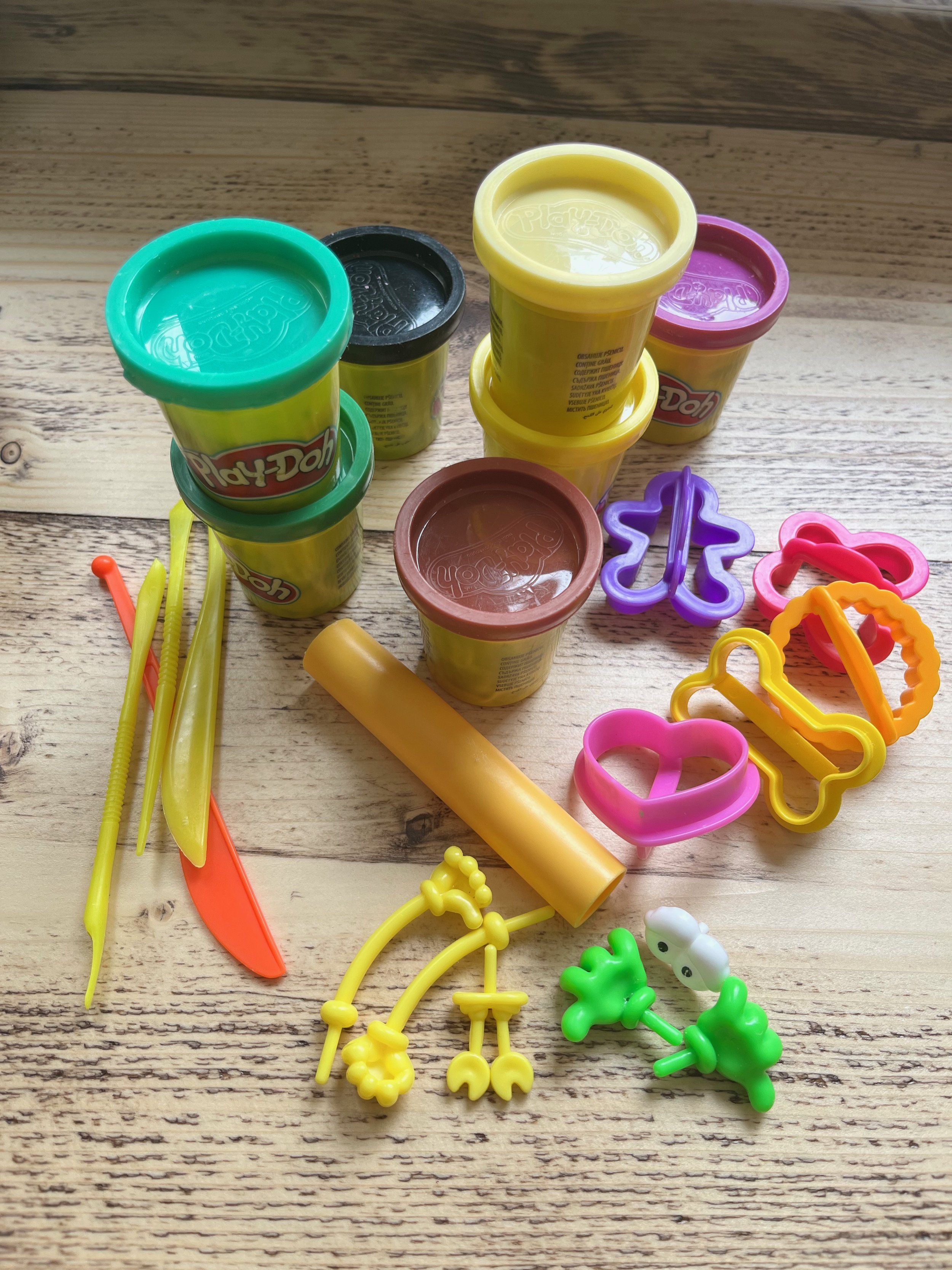 Play doh and play doh body parts