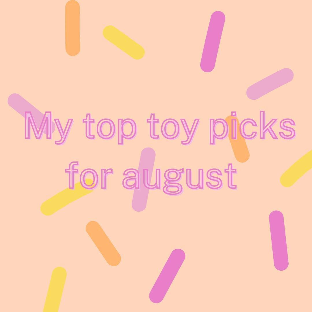 Who doesn't love a new toy? ⁠
⁠
Here's a round-up of my top favourite toys in August.⁠
⁠
For the full breakdown, check out my latest blog post (link in bio), on there, I talk about how to use each of these toys to support your Child's speech and lang