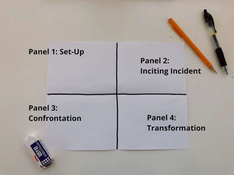 How To Draw A 4-Panel Comic — Katie Li: writer