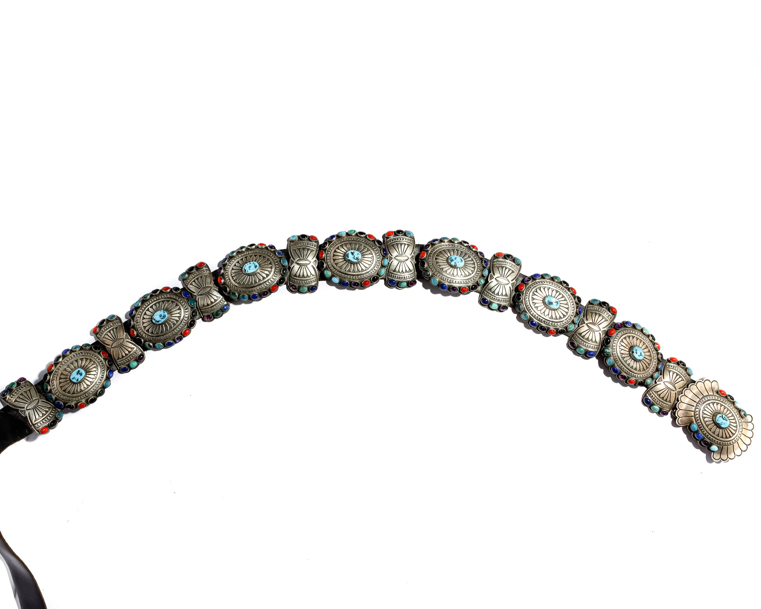 Genuine Stone Multi-Color Belt/Necklace Amazon.com: ELABEST Colorful Rhinestone Chain Belt Rainbow  main image 4