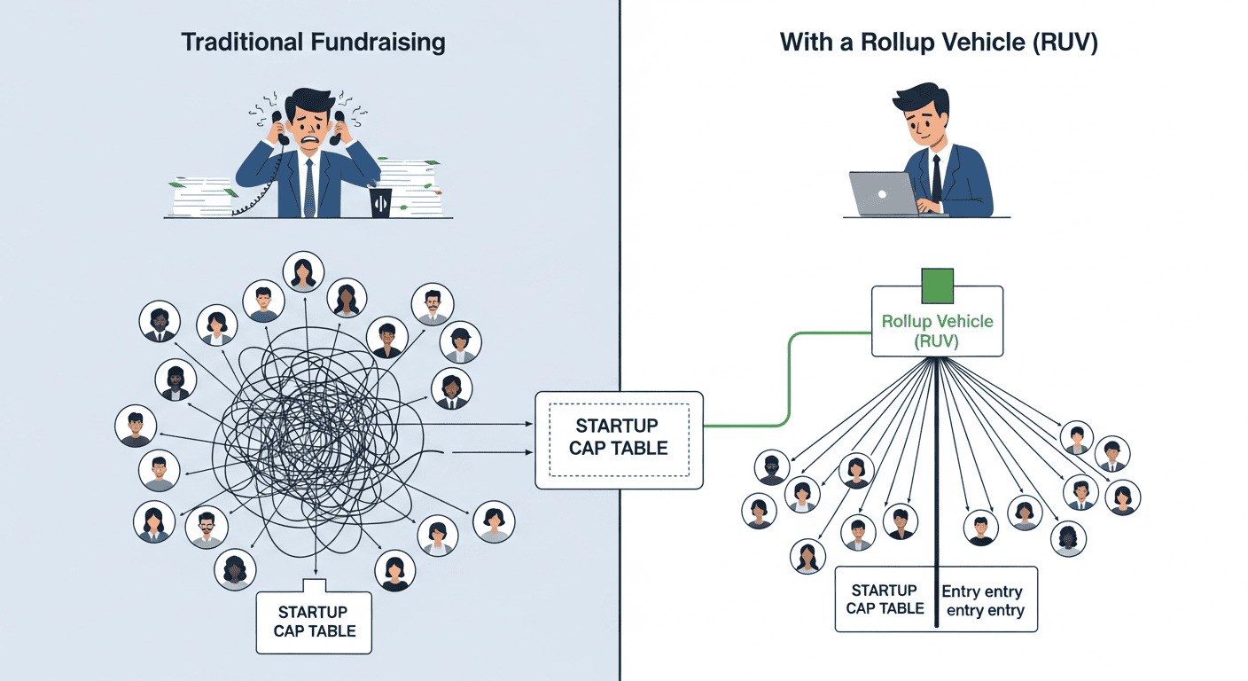 Infographic - The Founder's Dilemma - Balancing Capital Needs with Administrative Burden