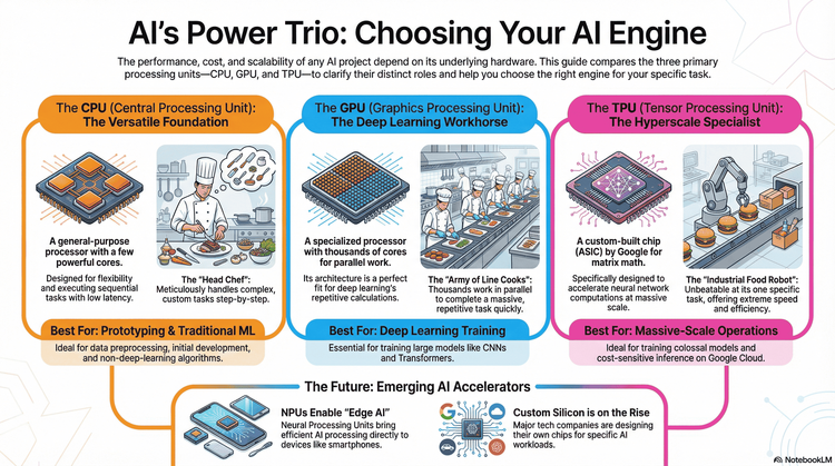 CPU vs GPU vs TPU: AI Hardware Explained — Allied Venture Partners