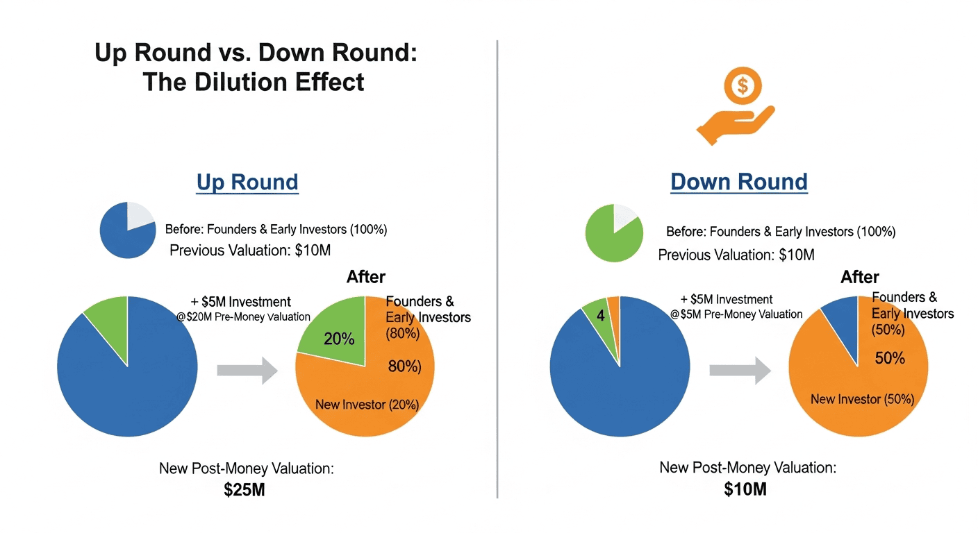 Infographic - What is a Down Round and Why Does it Matter to Founders