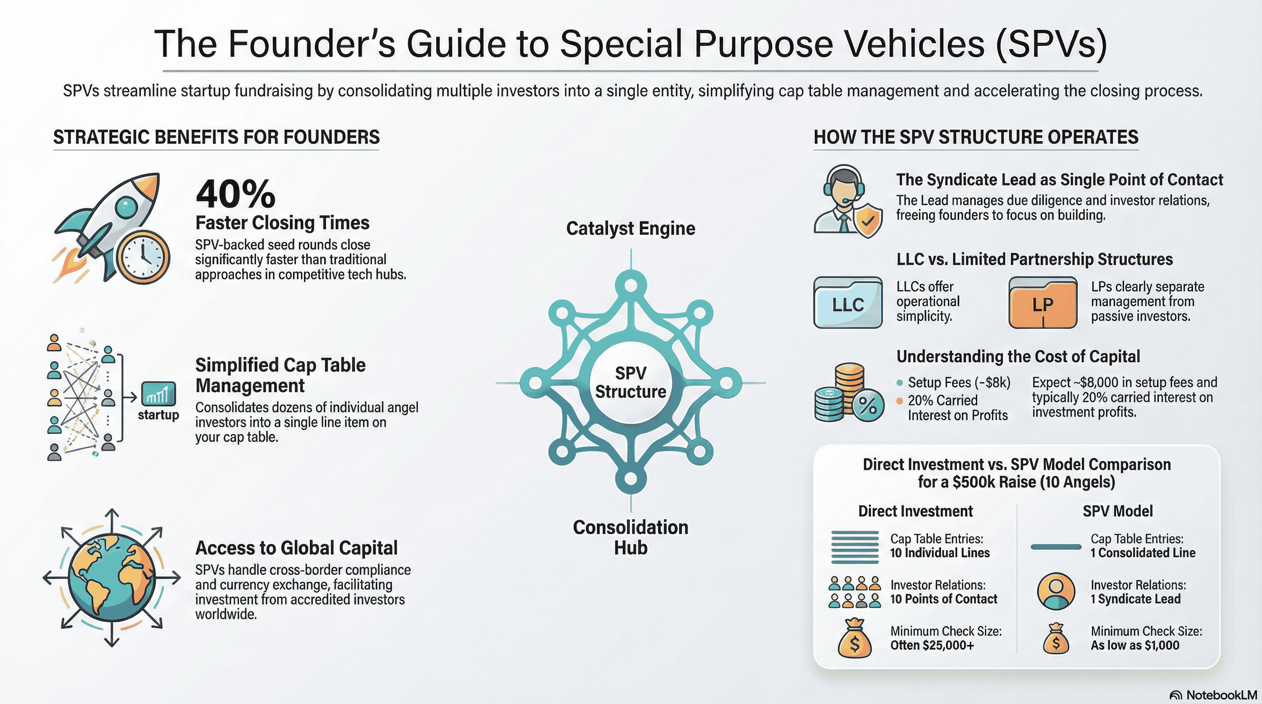 Infographic - Founders Guide to SPVs in Startup Fundraising