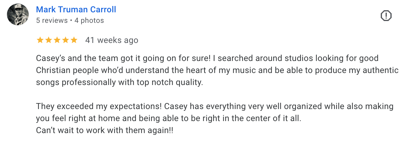 Recording Studio Google Review 1.png