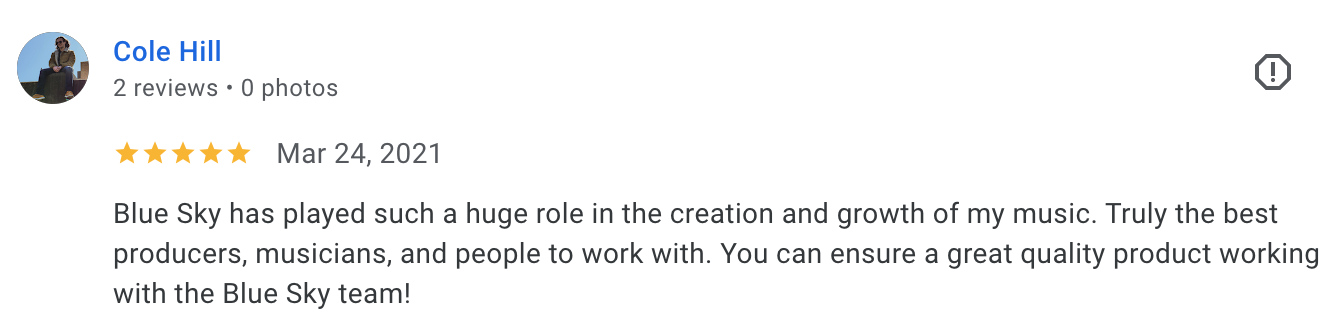 Recording Studio Google Review 5.png