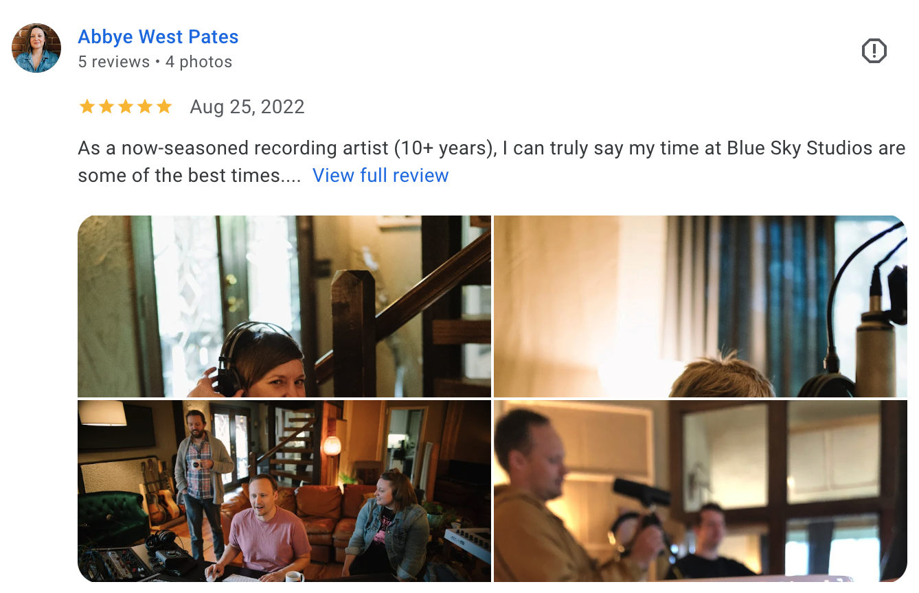 Recording Studio Google Review 3.png