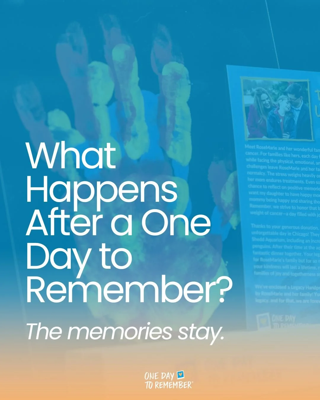 The Day Ends. The Memories Don't.