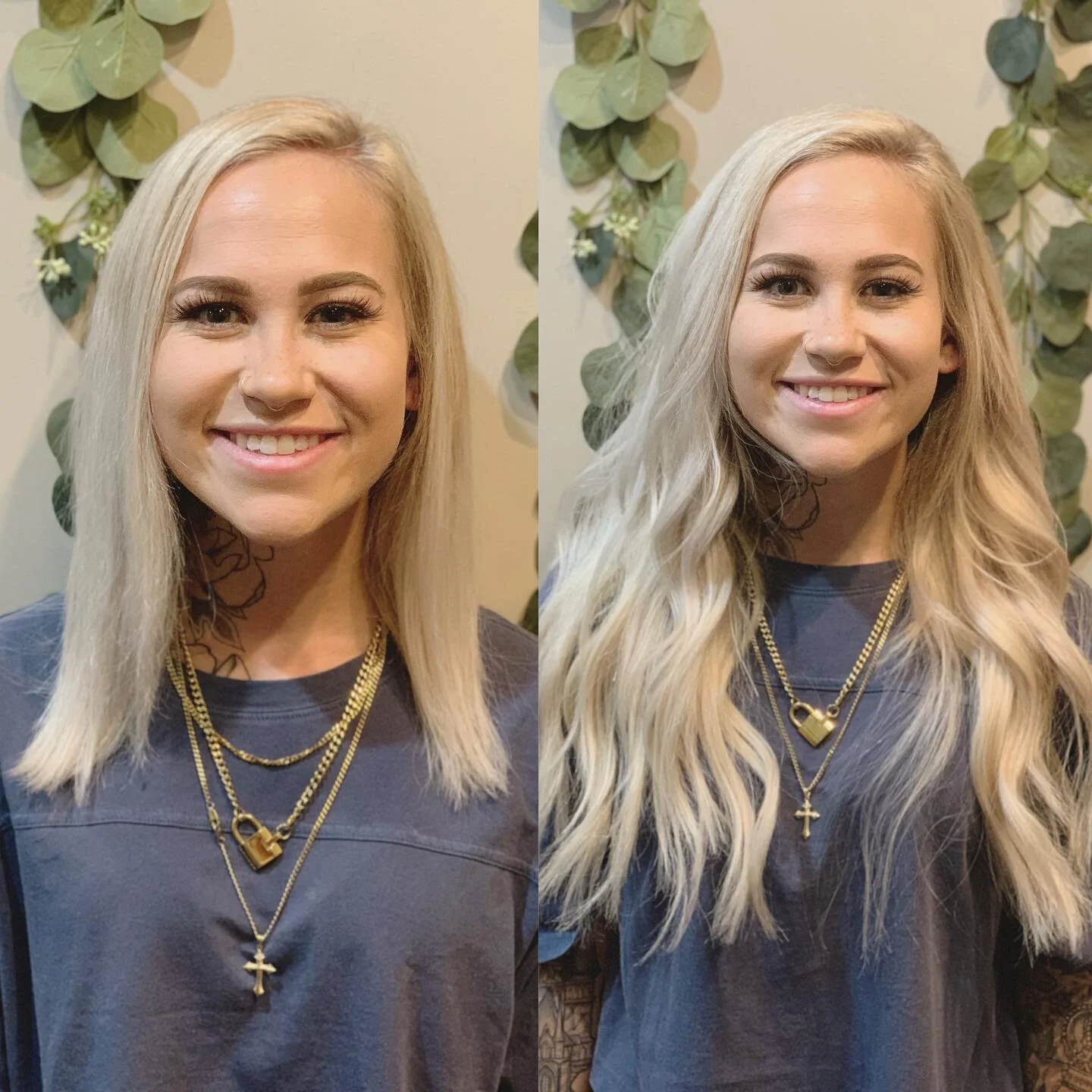 This babe is always #hairgoals😍 
.
.
Throwback to a blonde @annaraemcginley. I see this transformation happening again in the near future when we get her hair back to blonde! 
.
.
Want to achieve your hair goals? Click the link in my bio to check ou