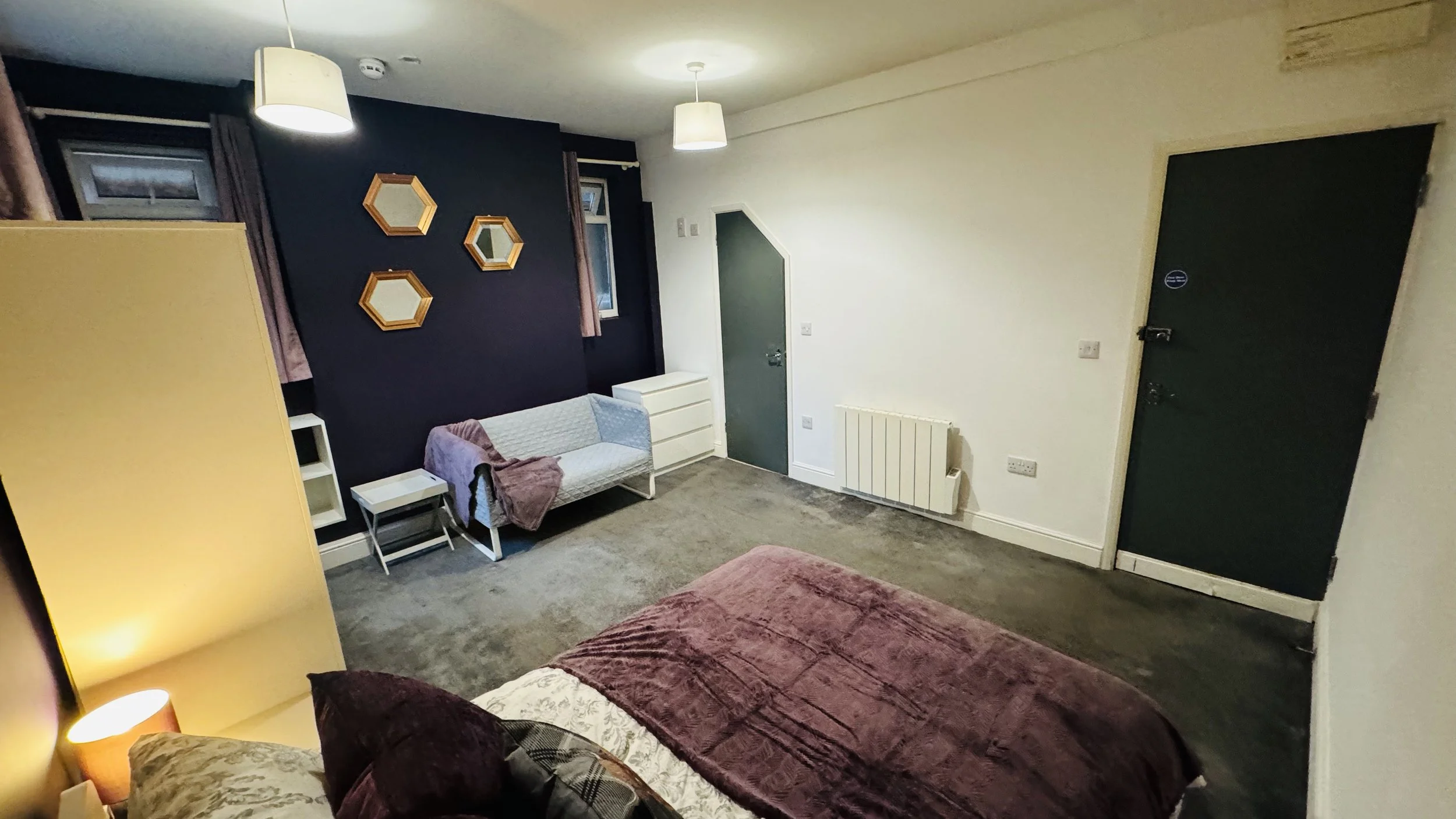 BEDROOM 1 - LARGE DOUBLE FOR SINGLE OCCUPANCY