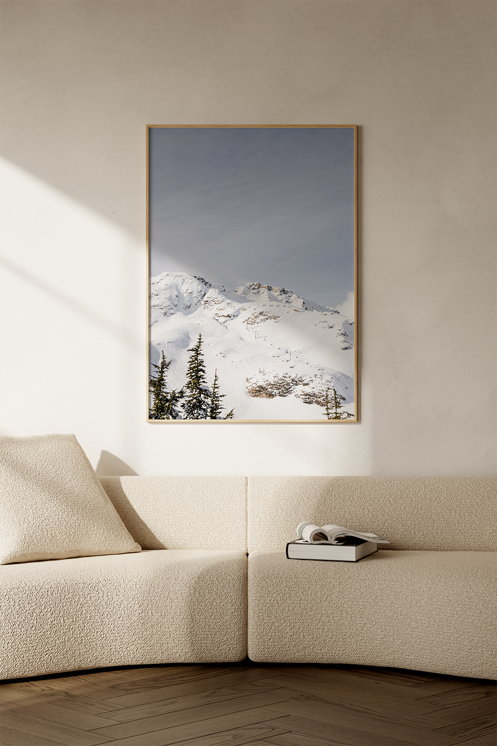 Whistler mountain peak chair fine art print