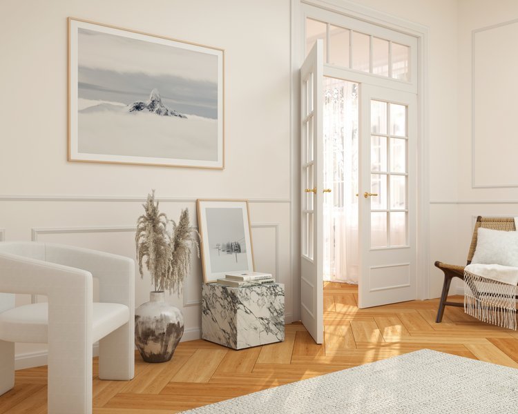 How to Style Large Scale Art Prints in Your Home.