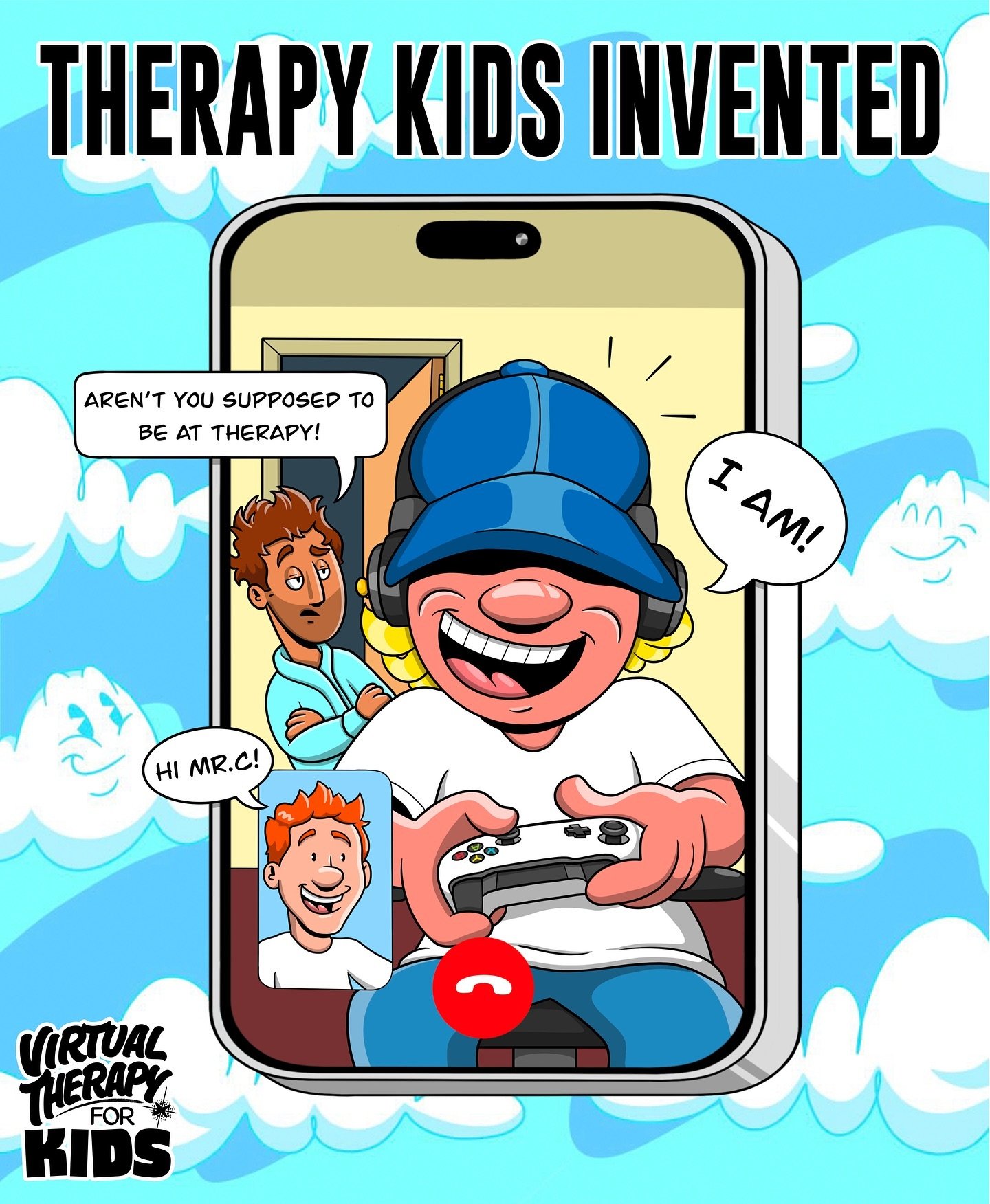 Therapy kids invented! ADHD, autism, anxiety, OCD, depression, school concerns and more. Learn more at virtualtherapyforkids.com